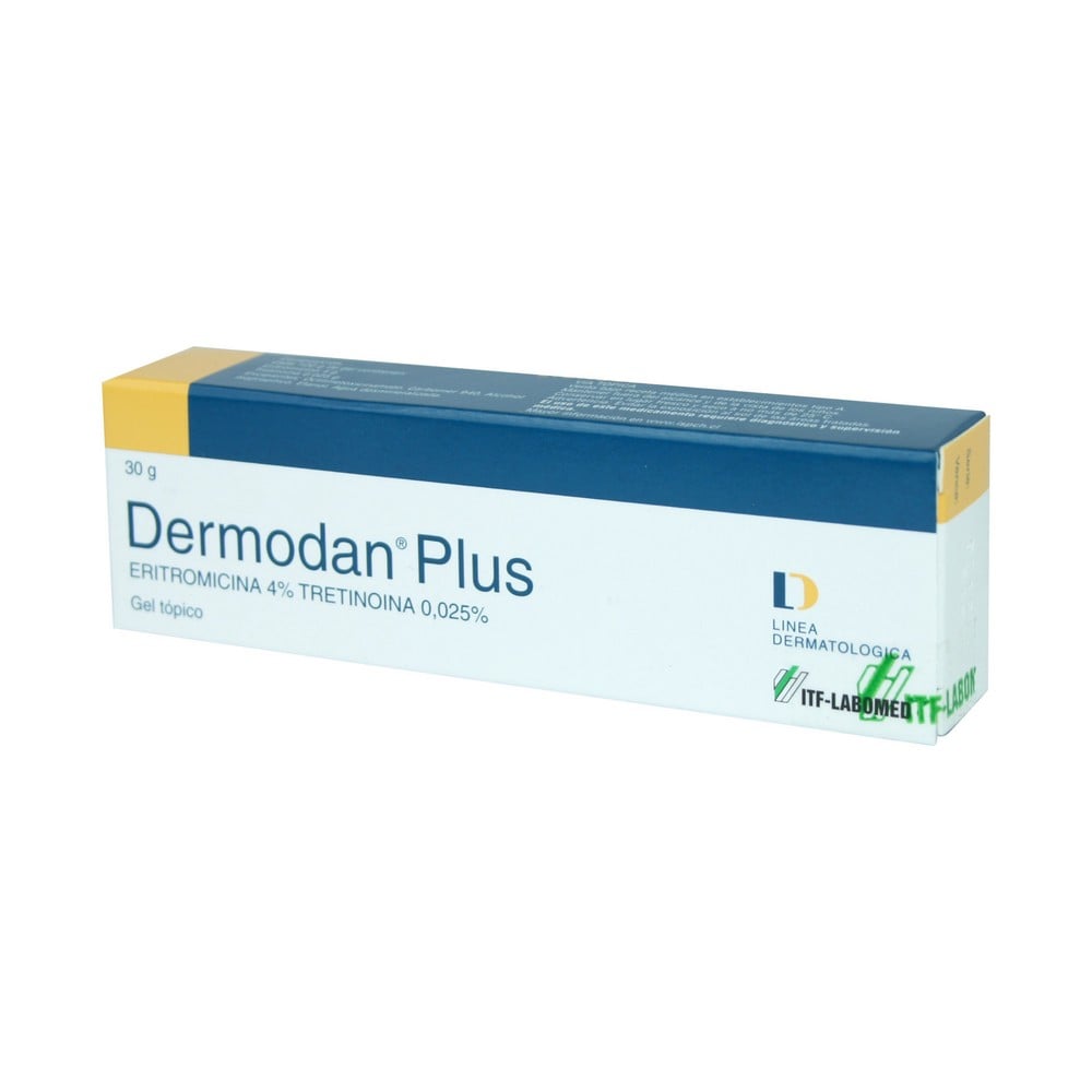 Dermodan Plus Tretinoina 25 mg Gel Tópico 30 gr