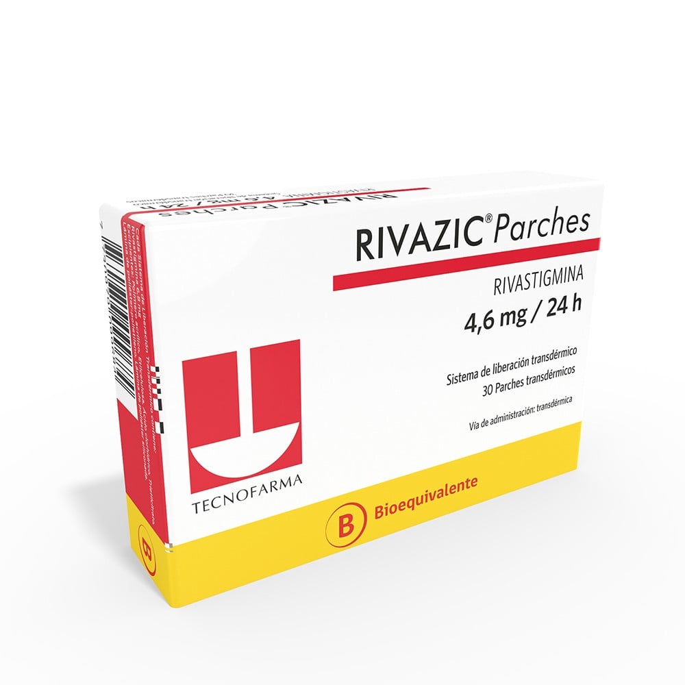 RIVAZIC PARCHE SISTEMA DE LIBERACIÓN TRANSDÉRMICO 13,3 mg/24 h (RIVASTIGMINA)