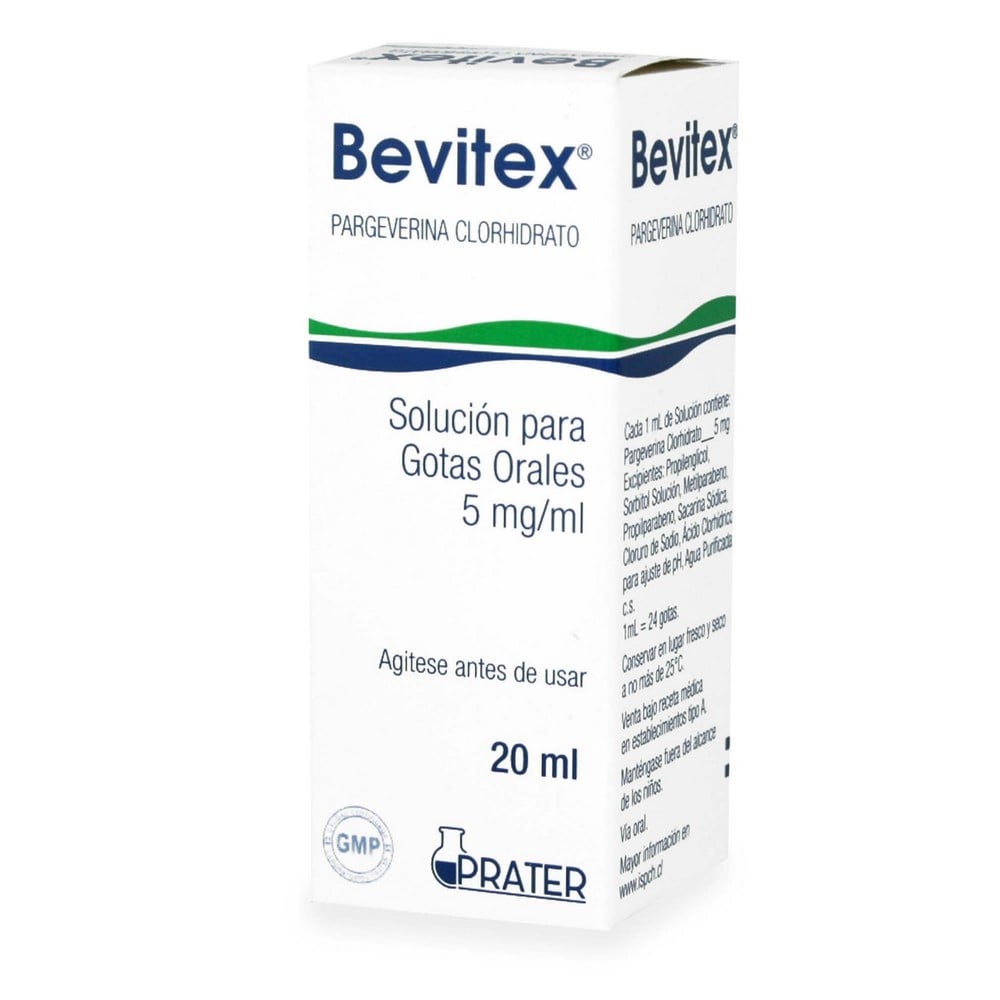 Bevitex Pargeverina 5 mg / mL Gotas 20 mL