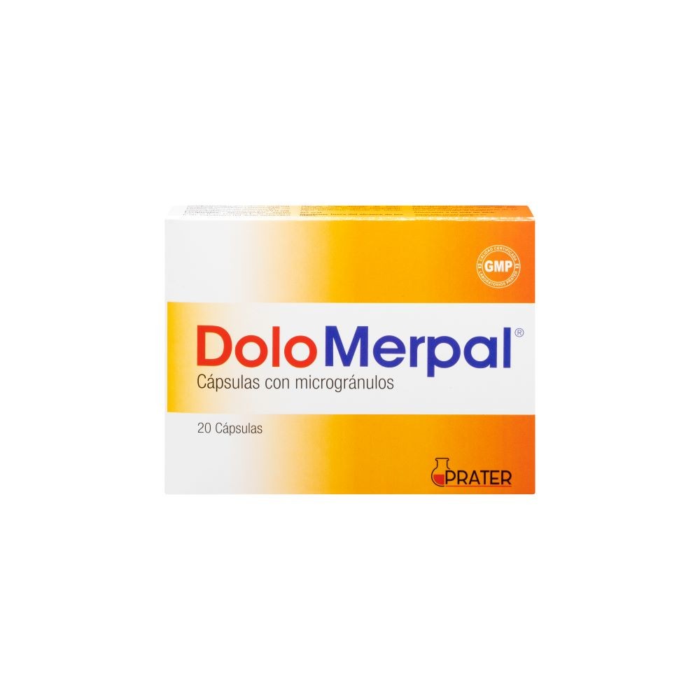 Dolo Merpal Diclofenaco 50 mg 20 Cápsulas