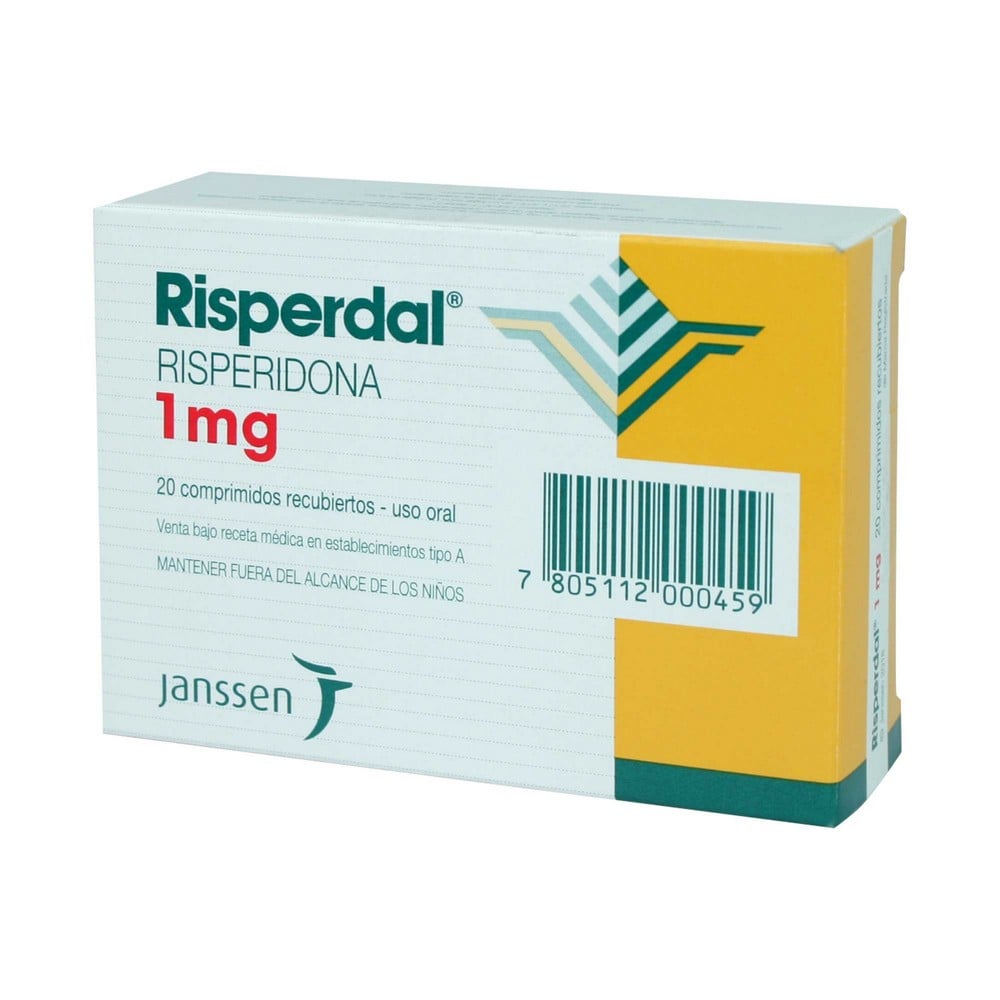 RISPERDAL COMPRIMIDOS RECUBIERTOS 1 mg (RISPERIDONA)