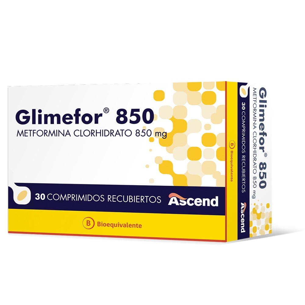 GLIMEFOR COMPRIMIDOS RECUBIERTOS 850 mg