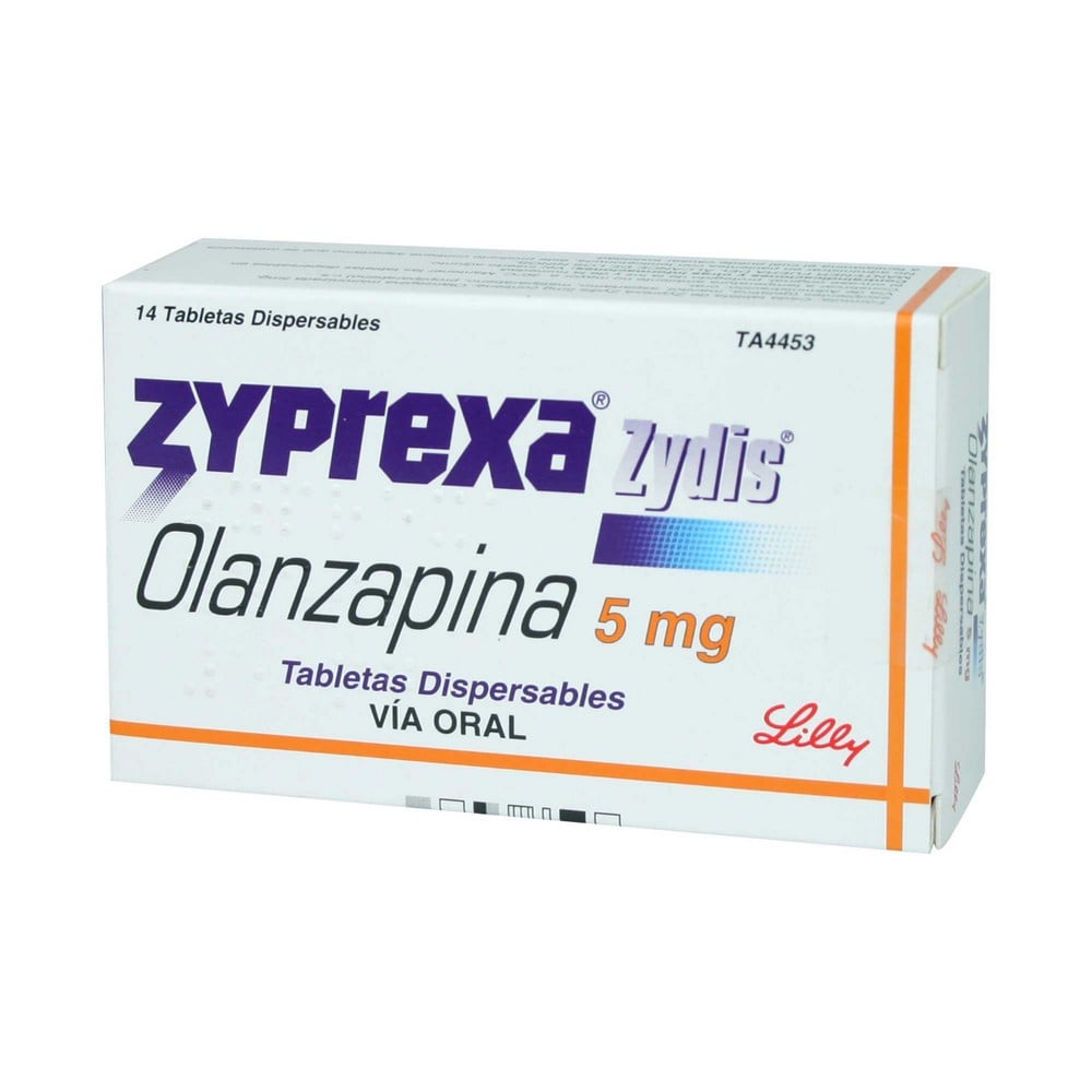 Zyprexa Zydis Olanzapina 5 mg 14 Comprimidos