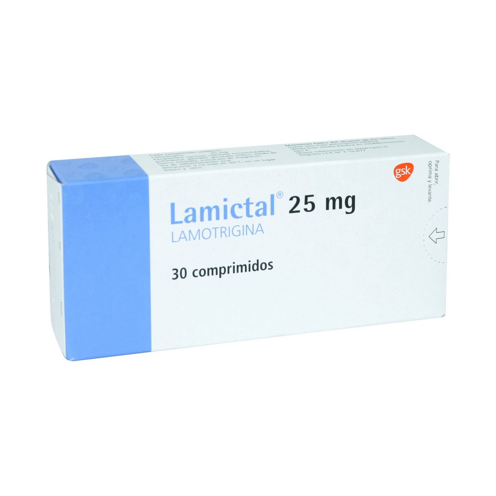 LAMICTAL COMPRIMIDOS 25 mg (LAMOTRIGINA)