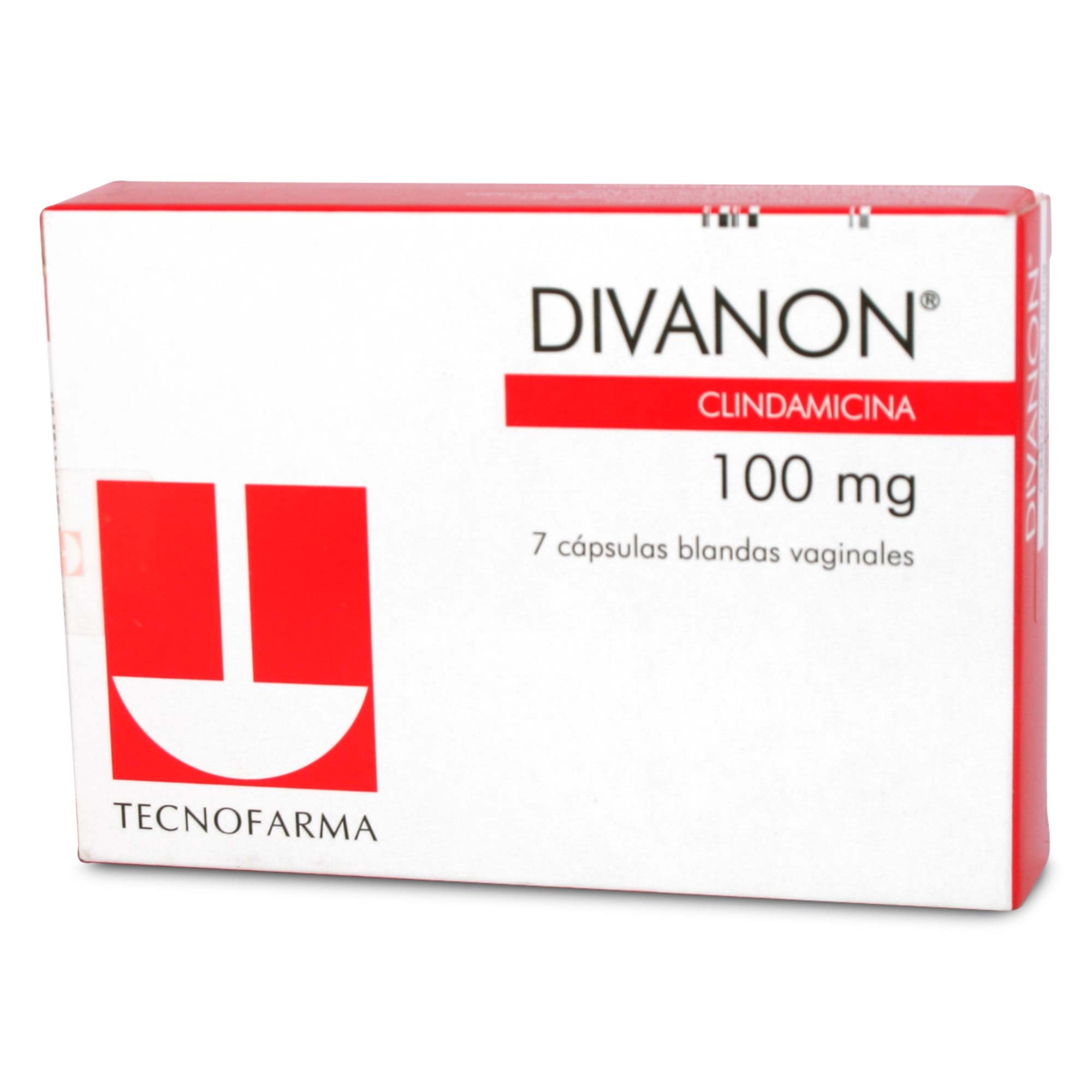 Divanon Clindamicina 100 mg 7 Cápsulas Blandas Vaginal