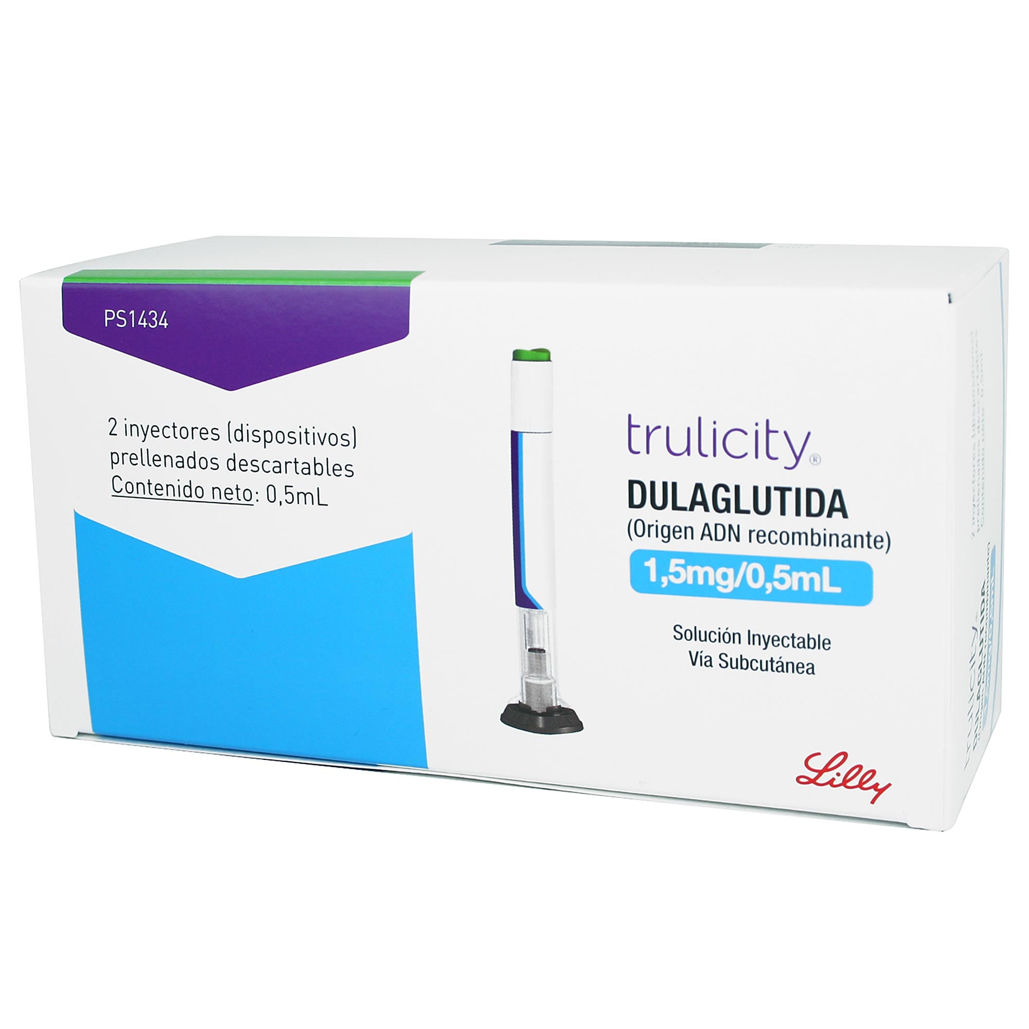 Trulicity Dulaglutida 1,5 mg / 0,5 mL 2 Lapiceras Prellenadas