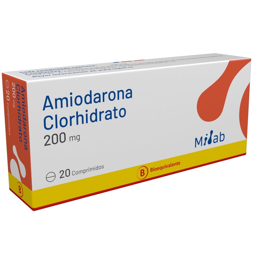 AMIODARONA CLORHIDRATO COMPRIMIDOS 200 mg