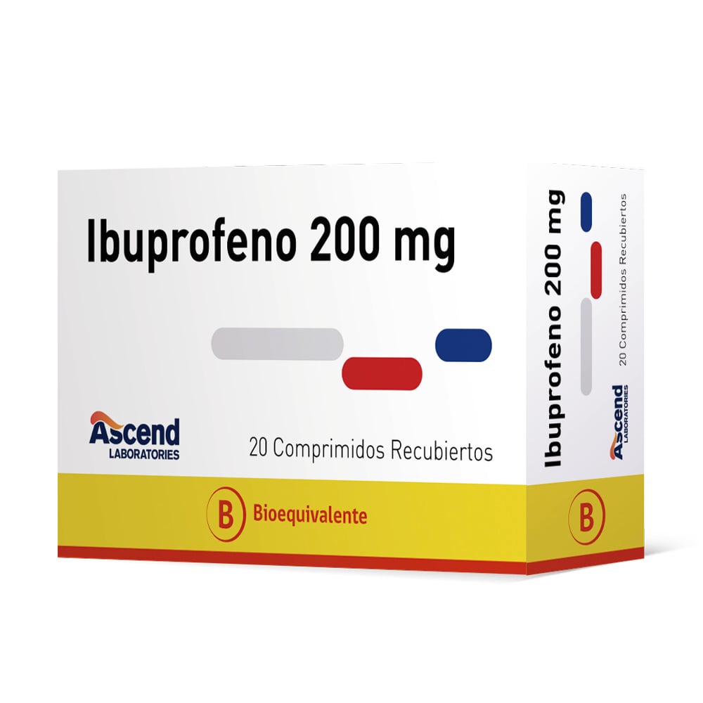Ibuprofeno 200 mg 20 Comprimidos