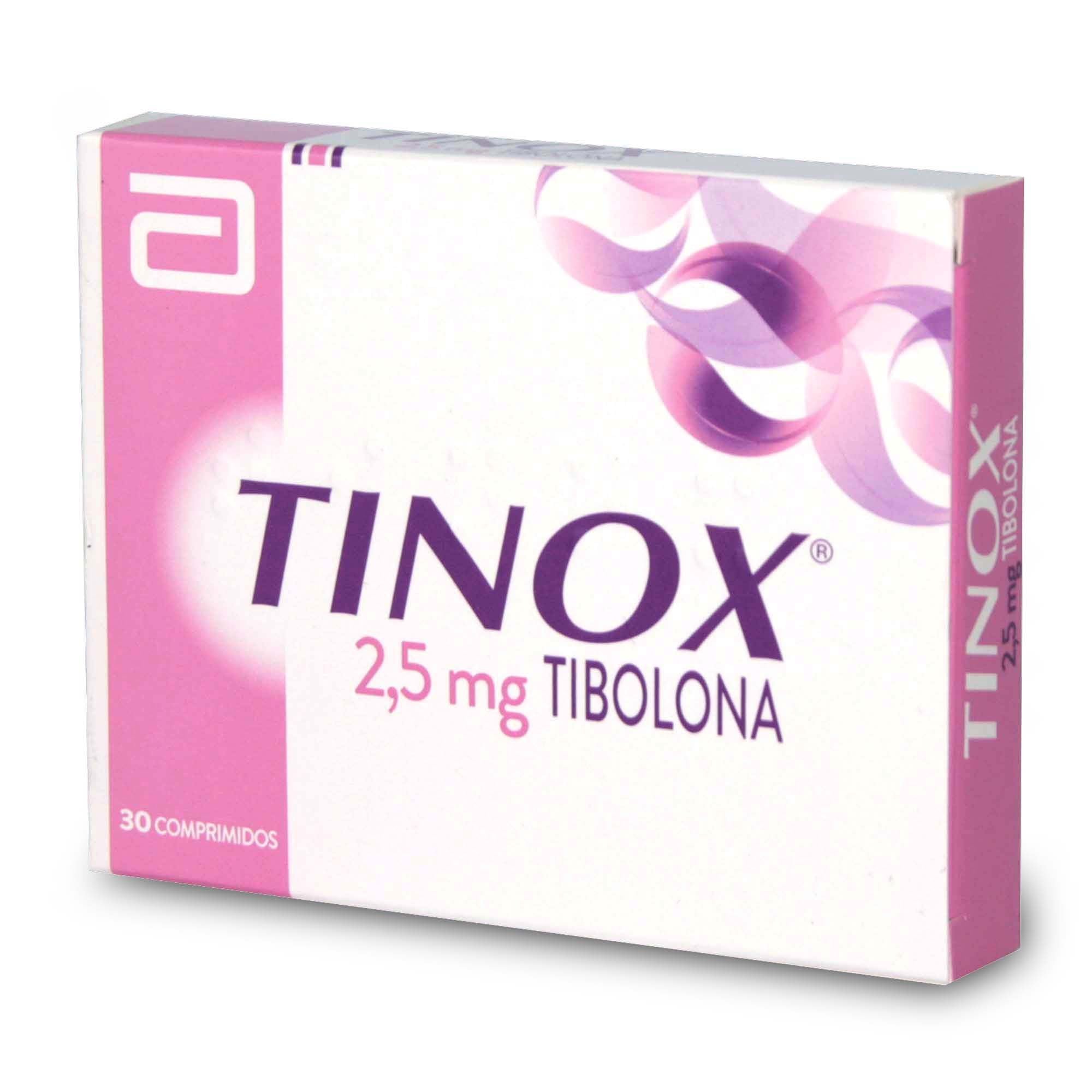 Tinox Tibolona 2,5 mg 30 Comprimidos Recubiertos