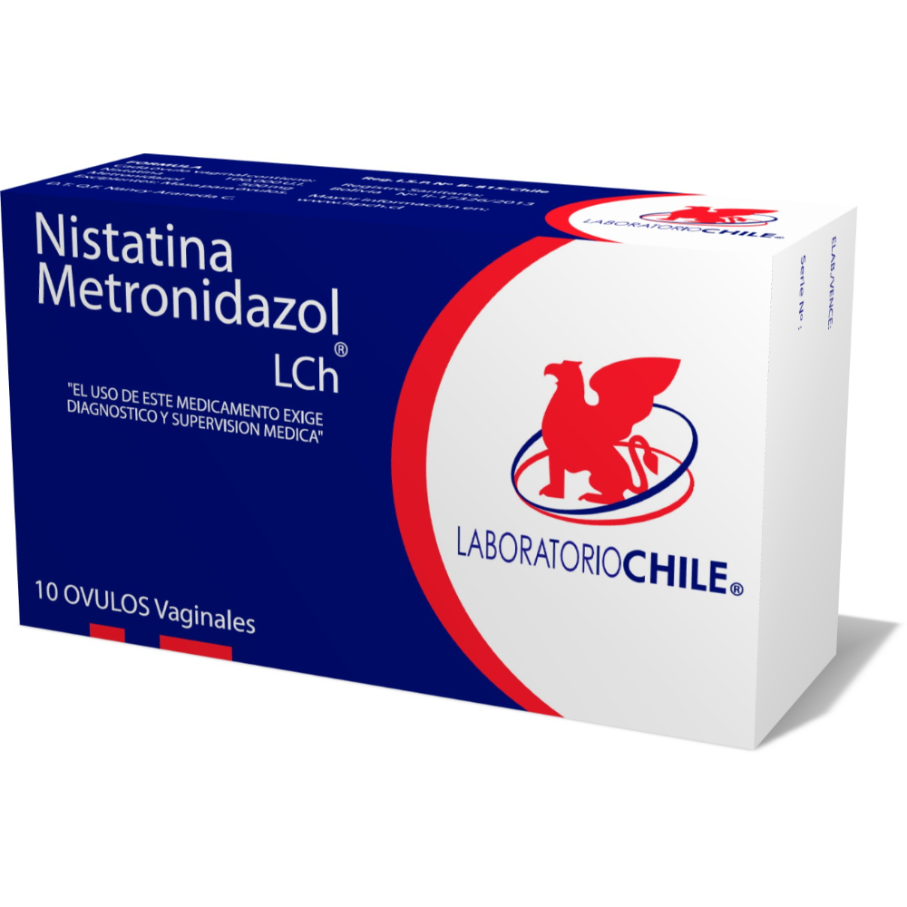 Nistatina Metronidazol 100.000 UI 10 Óvulos