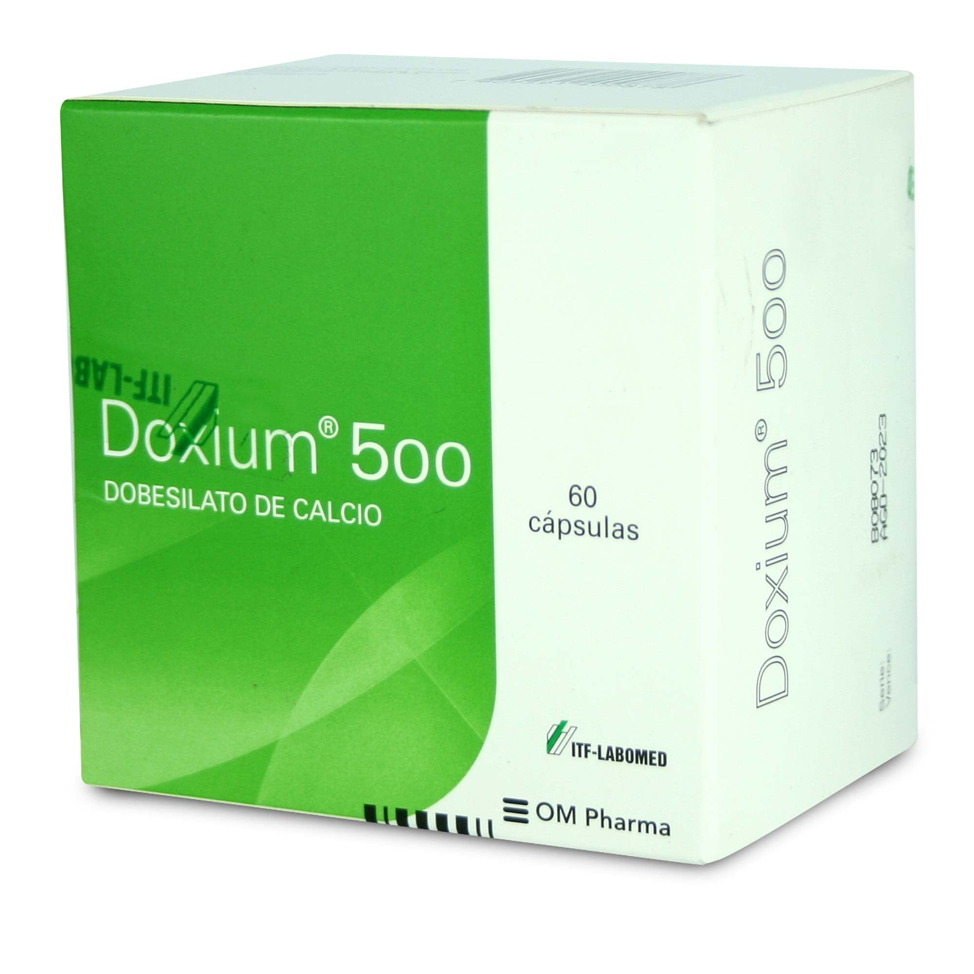 Doxium  Dobesilato De Calcio 500 mg 60 Cápsulas