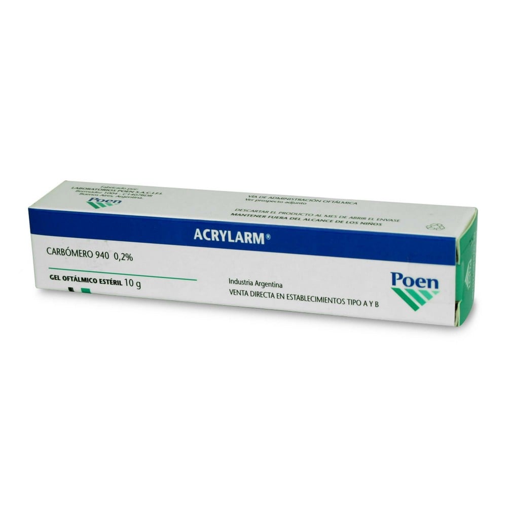 Acrylarm Carbómero 940 0,2% Gel Oftalmico 10 gr