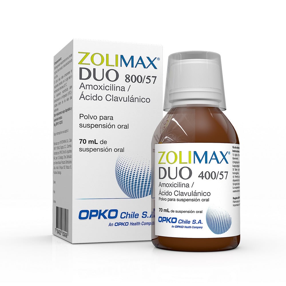 ZOLIMAX DUO 400/57 POLVO PARA SUSPENSIÓN ORAL