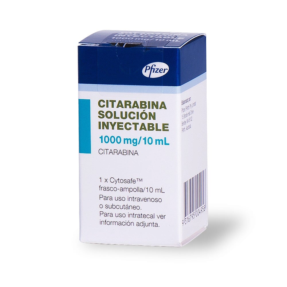CITARABINA SOLUCIÓN INYECTABLE 1 g/10 mL