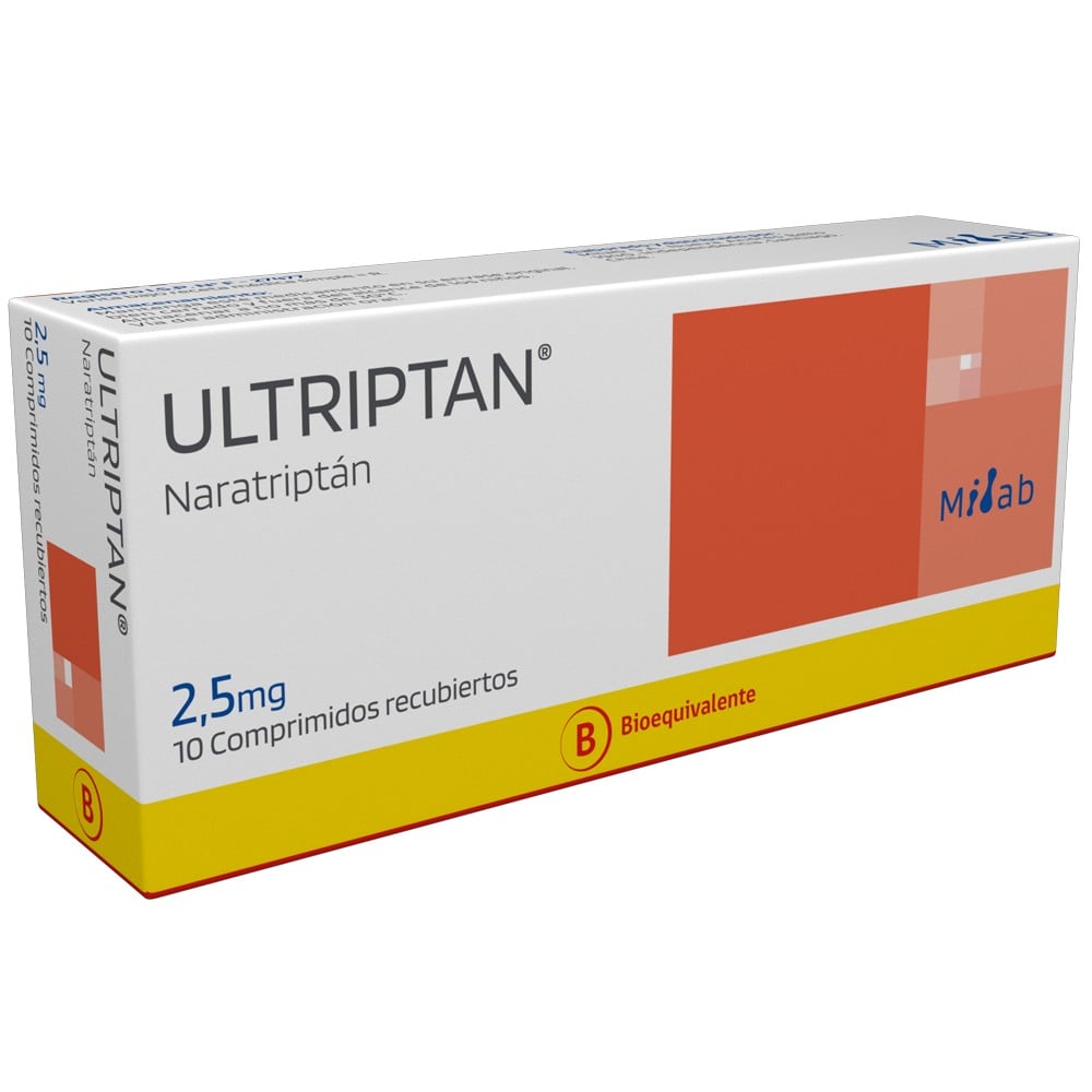 ULTRIPTÁN COMPRIMIDOS RECUBIERTOS 2,5 mg (NARATRIPTÁN)