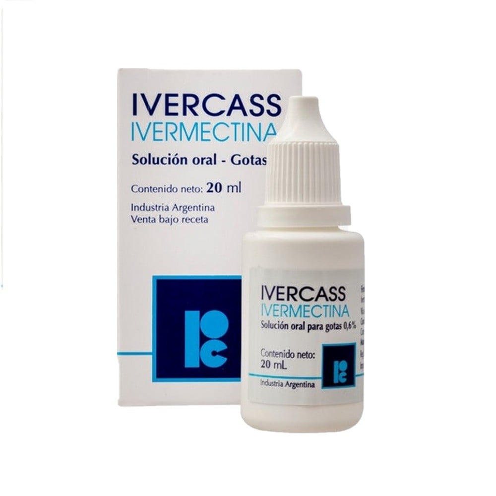 Ivercass Ivermectina 0,6% Gotas Solucion Oral 20 mL