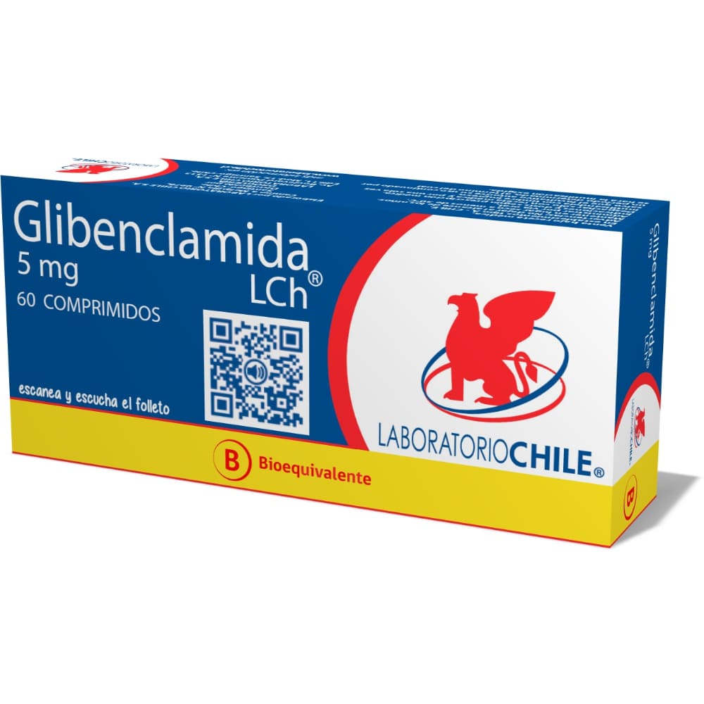 Glibenclamida 5 mg 60 Comprimidos