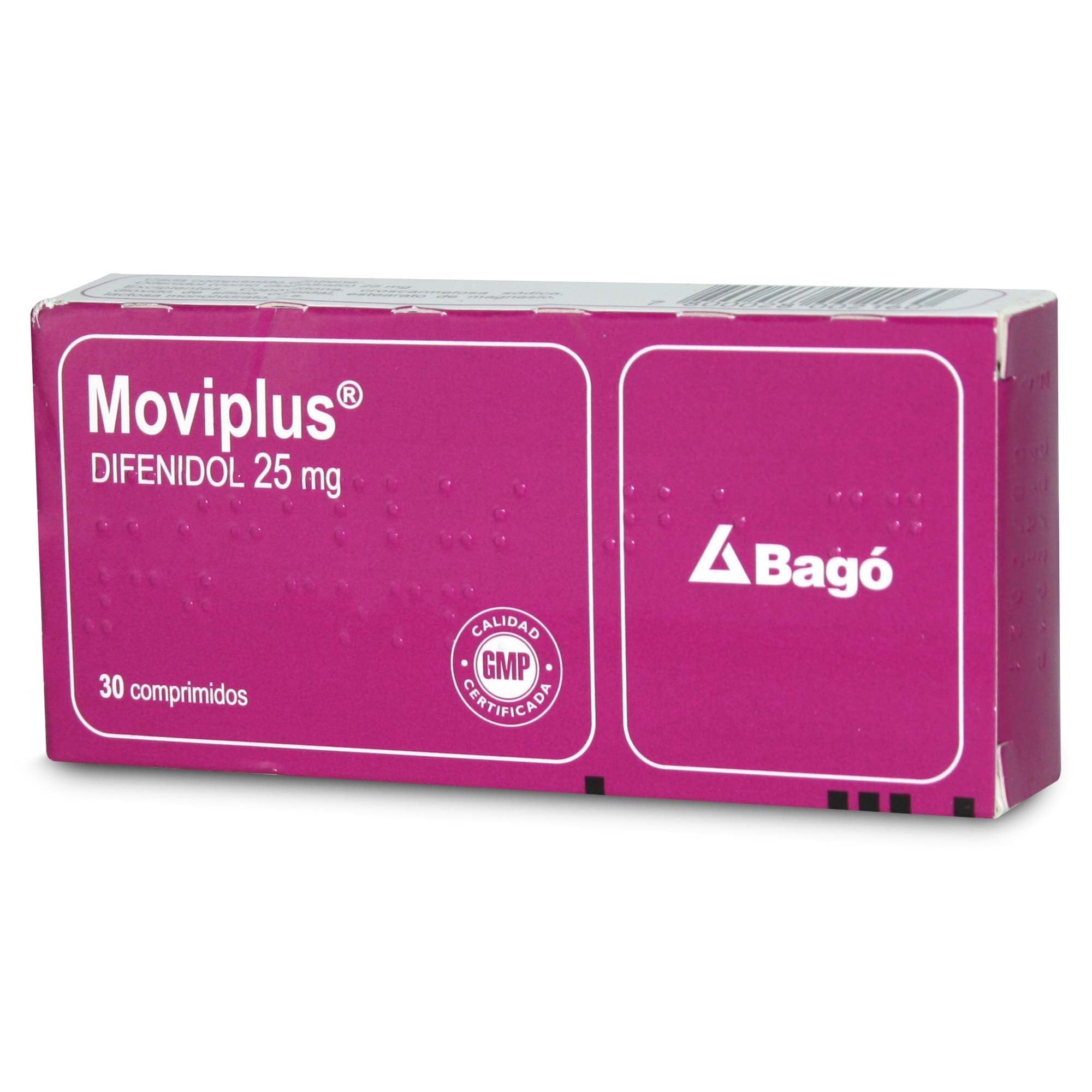 Moviplus Difenidol 25 mg 30 Comprimidos