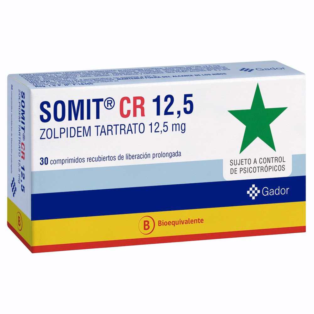 SOMIT COMPRIMIDOS RECUBIERTOS 10 mg (ZOLPIDEM HEMITARTRATO)
