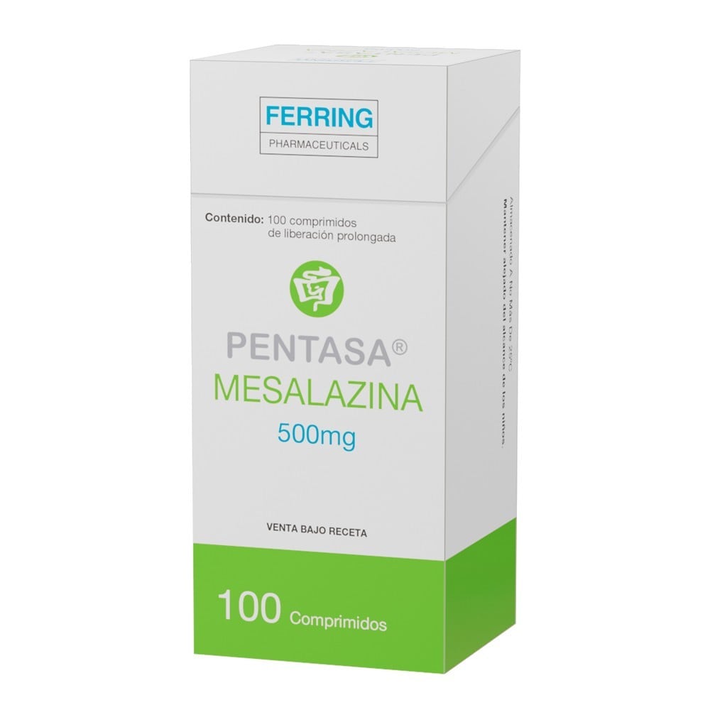 PENTASA COMPRIMIDOS DE LIBERACIÓN PROLONGADA 1g (MESALAZINA)