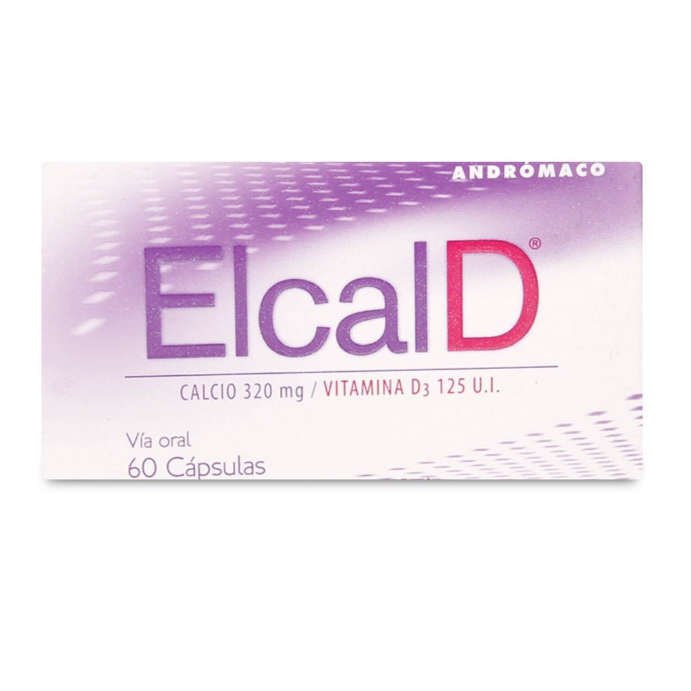 Elcal-D Calcio 320 mg 60 Cápsulas