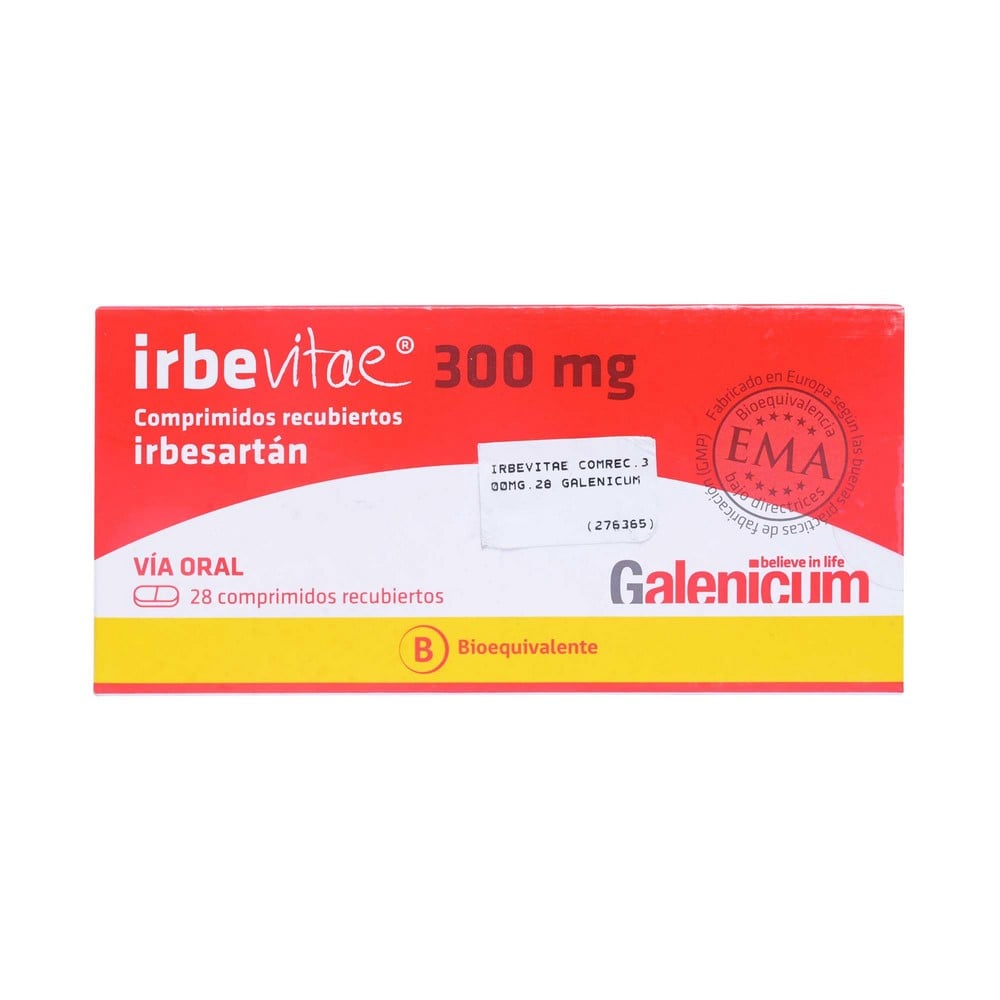 Irbevitae Irbesartan 300 mg 28 Comprimidos