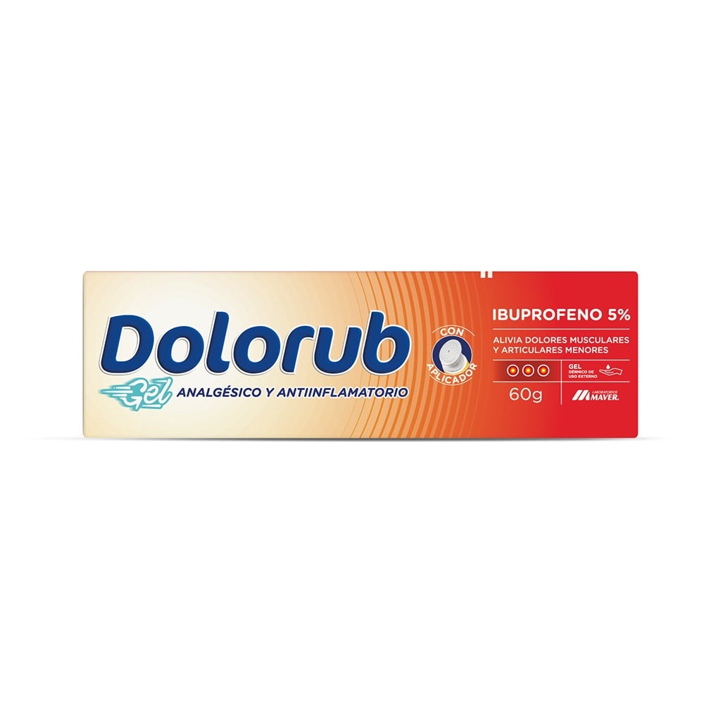 Dolorub Gel Ibuprofeno 5% Tópico Semisolido Pomo 60 gr