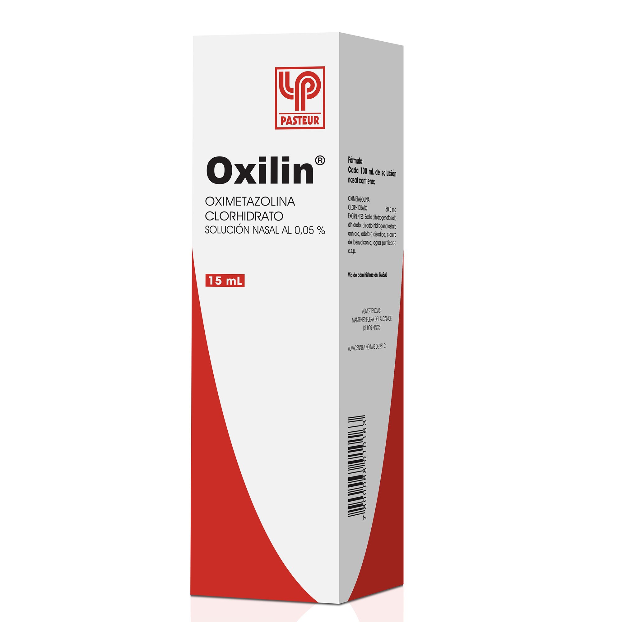 Oxilin Oximetazolina 0,05% Solución Nasal 15 mL
