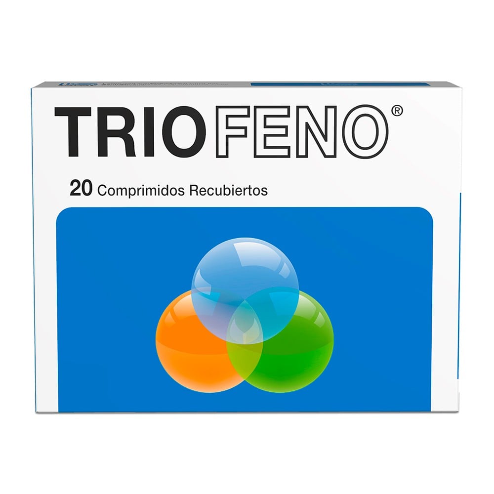 Triofeno Ibuprofeno 200 mg 20 Comprimidos