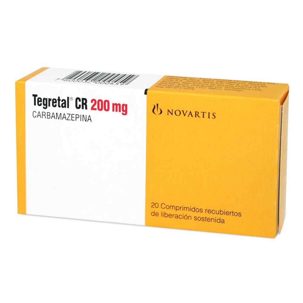 TEGRETAL CR COMPRIMIDOS RECUBIERTOS DE LIBERACIÓN SOSTENIDA 400 mg (CARBAMAZEPINA)