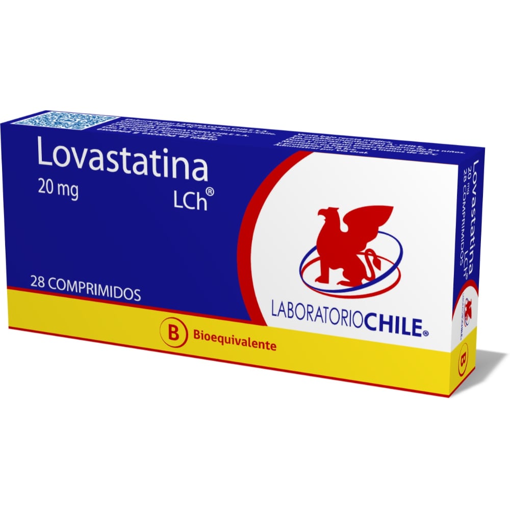 LOVASTATINA COMPRIMIDOS 20 mg