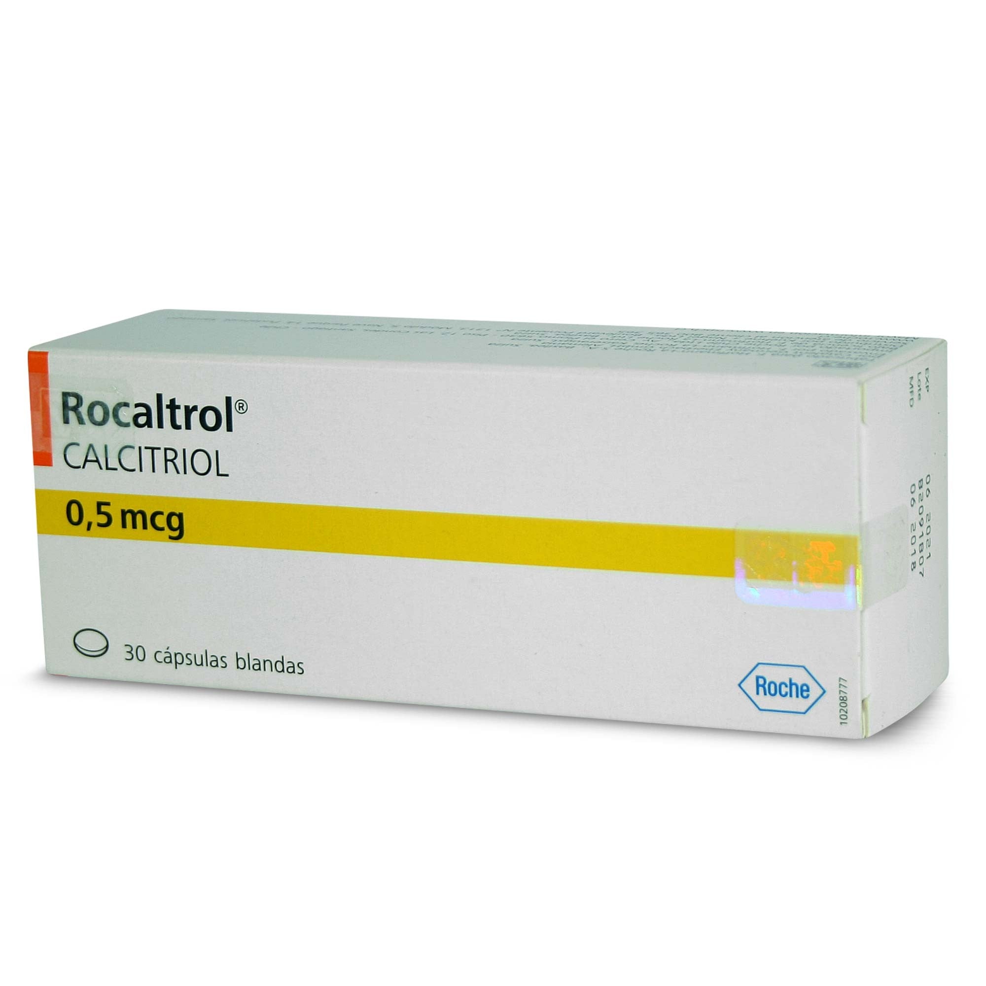 Rocaltrol Calcitriol 0,5 mcg 30 Cápsulas Blandas
