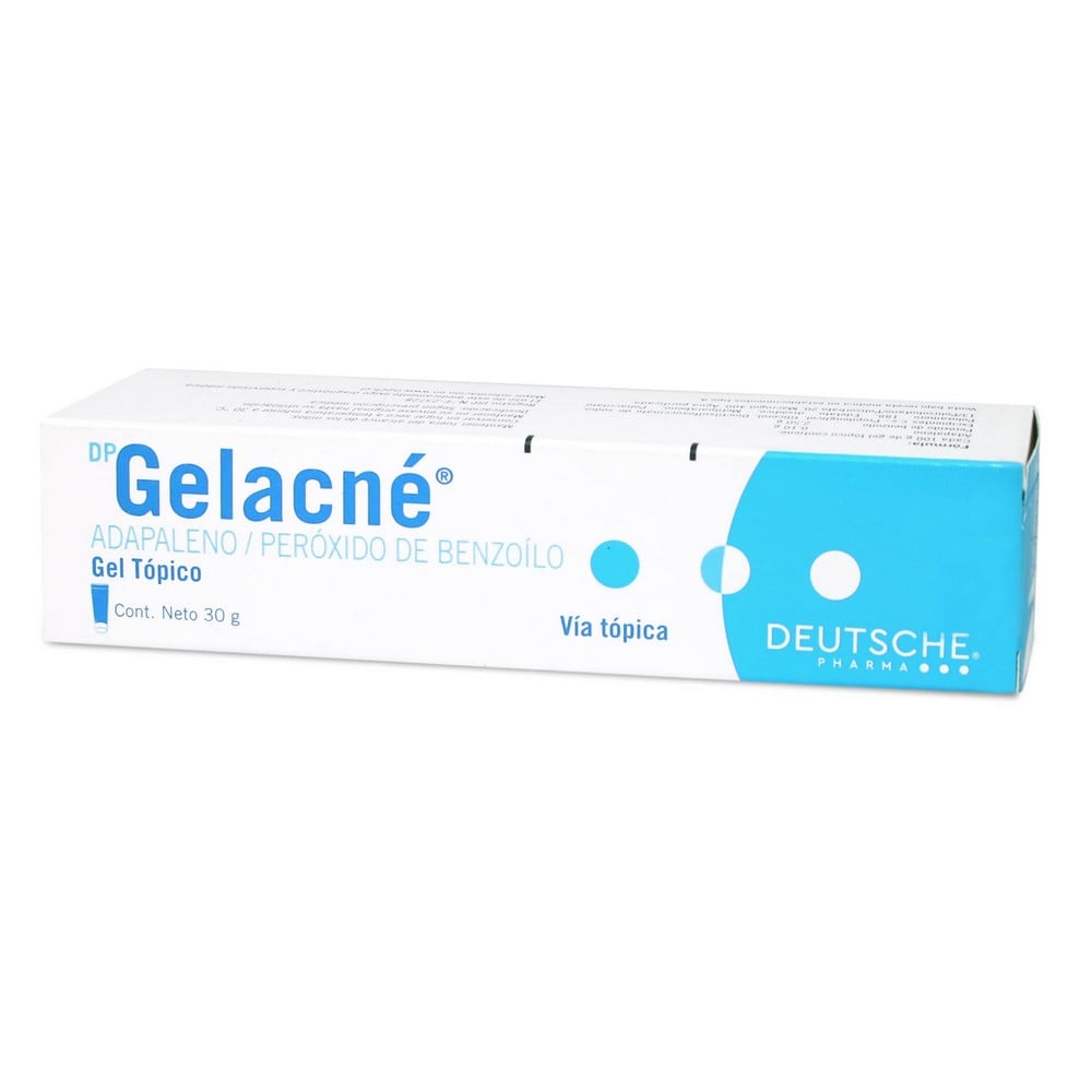 Gelacne Adapaleno/Peroxido De Benzoilo 0,1 Gel Tópico 30 gr
