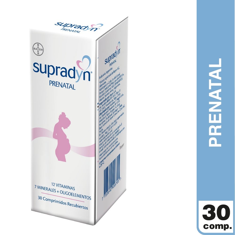 Supradyn Prenatal Vitaminas 30 Comprimidos