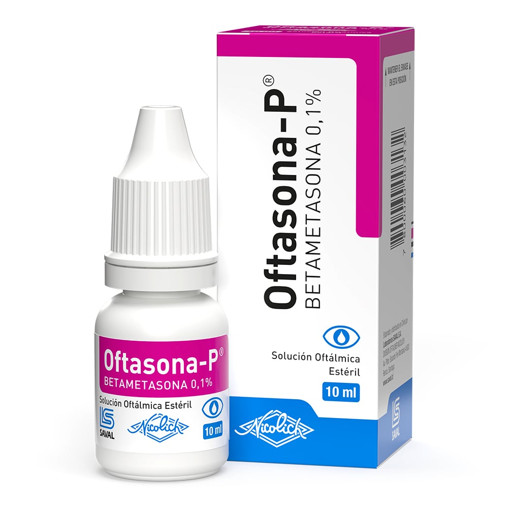 Oftasona-P Betametasona 0,1% Solución Oftálmica 10 mL