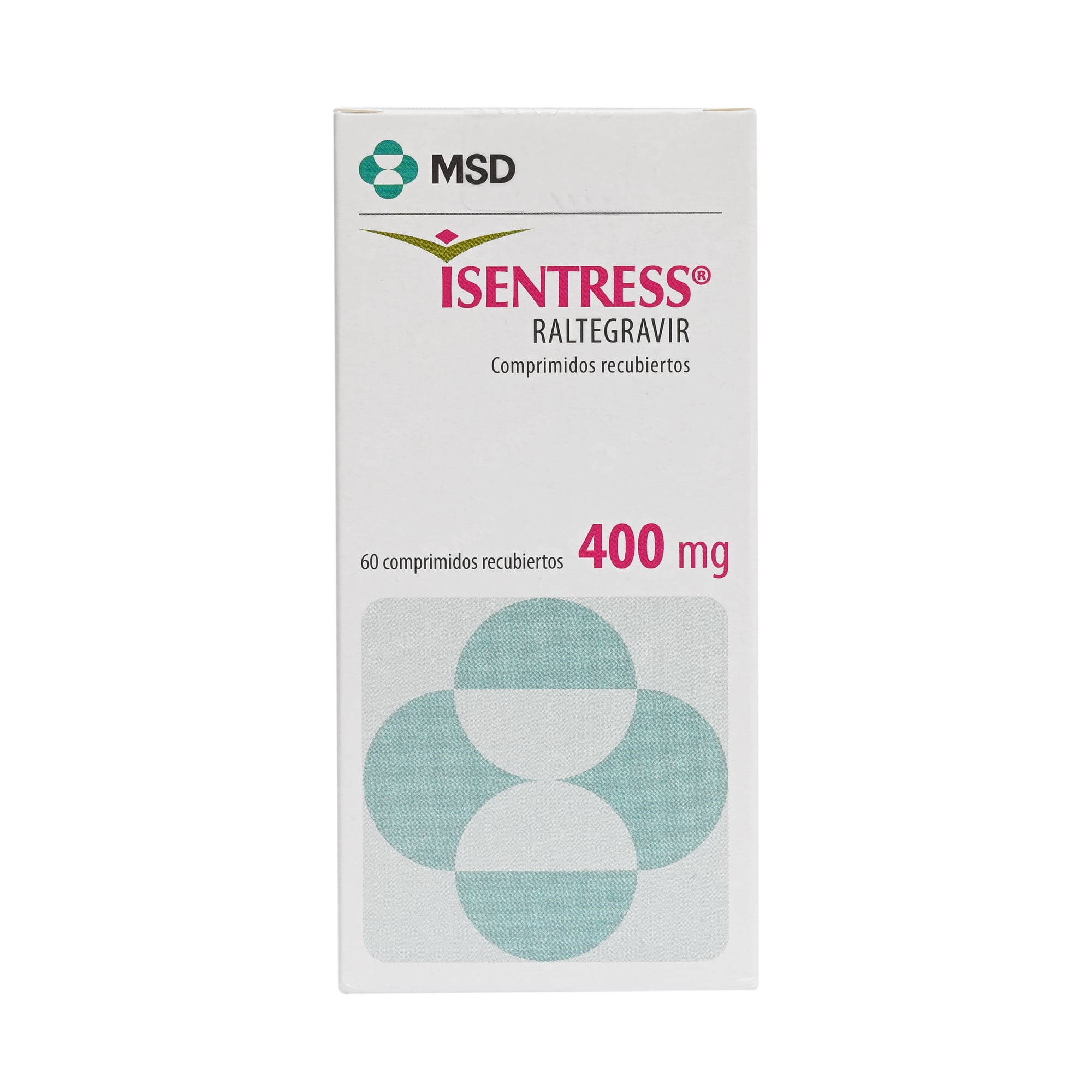 ISENTRESS COMPRIMIDOS RECUBIERTOS 400 mg (RALTEGRAVIR)