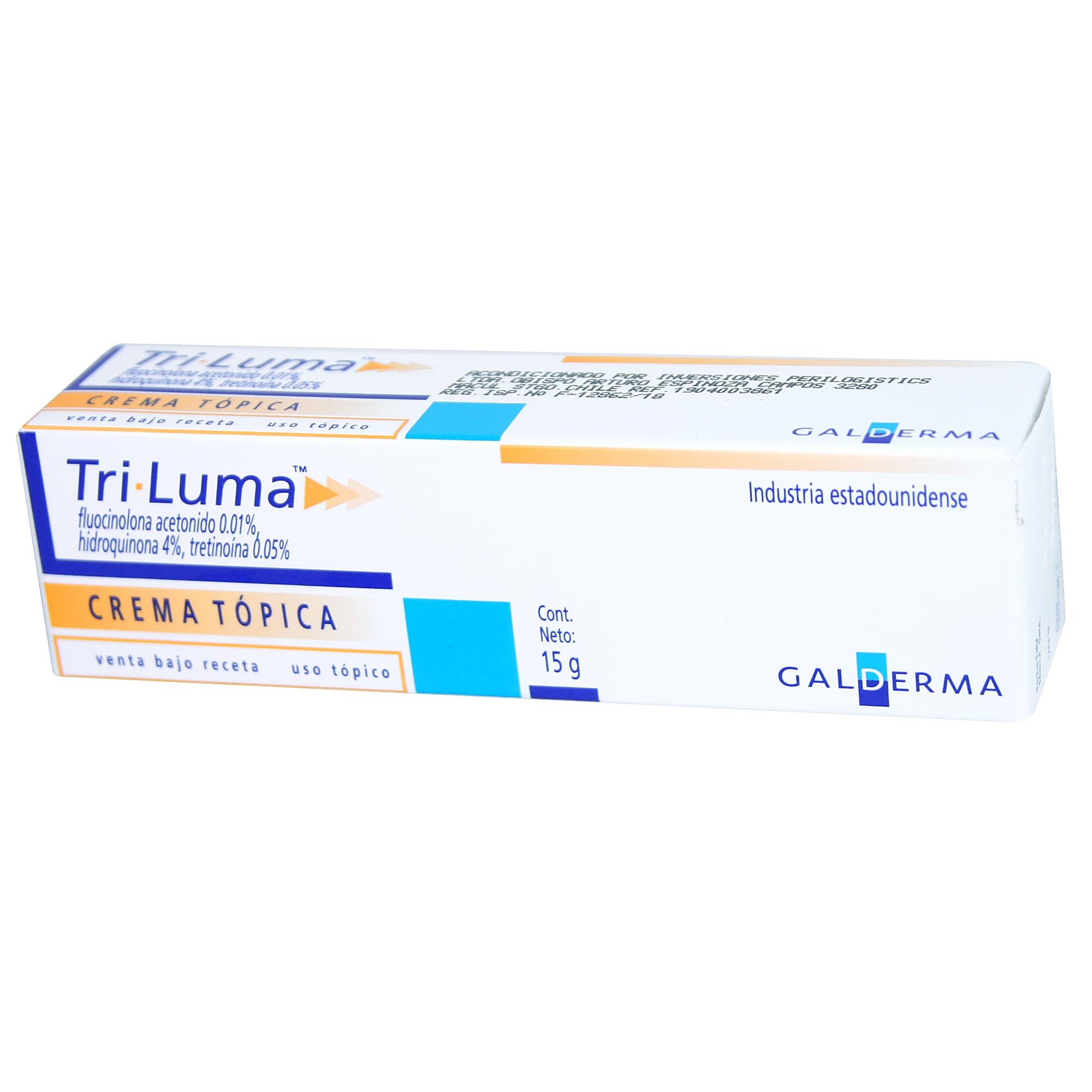 Tri-Luma Fluocinolona Aceto 0,01 Crema Tópica 15 gr
