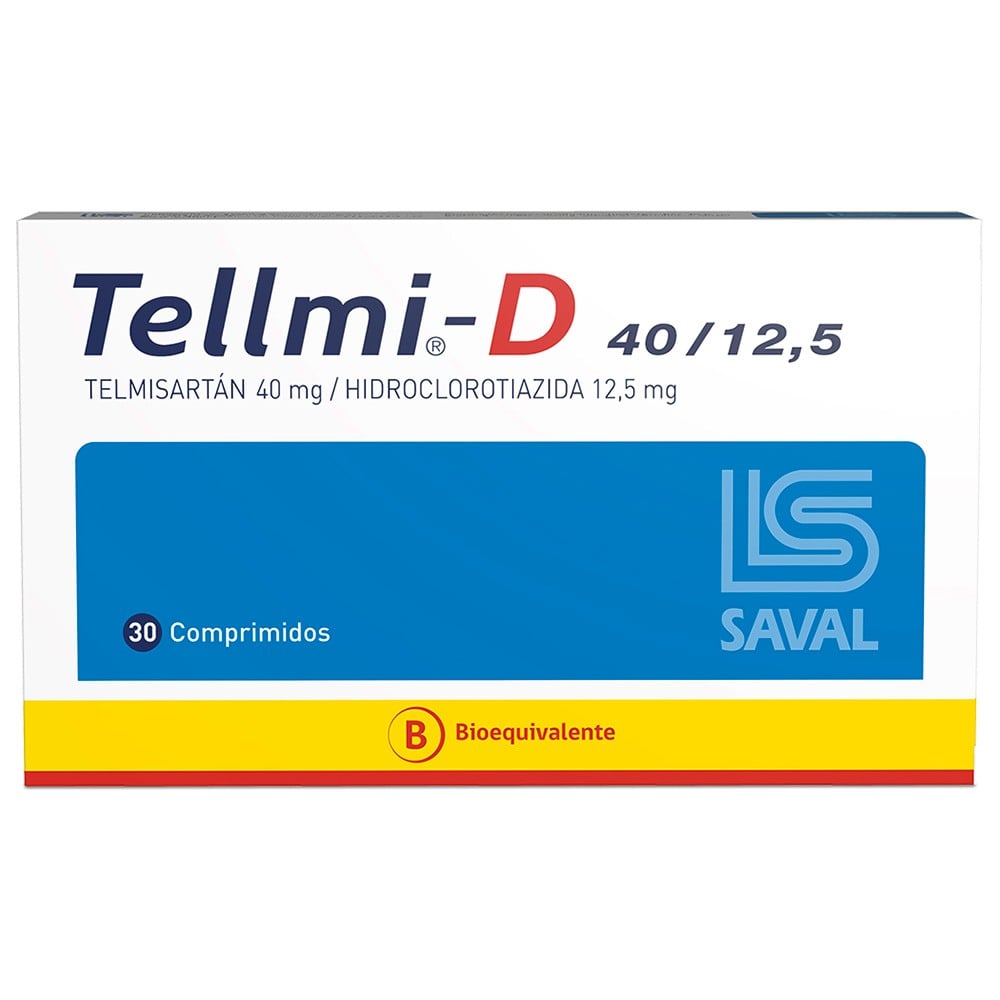 Tellmi-D Bicapa Telmisartan 30 Comprimidos 12,5 mg
