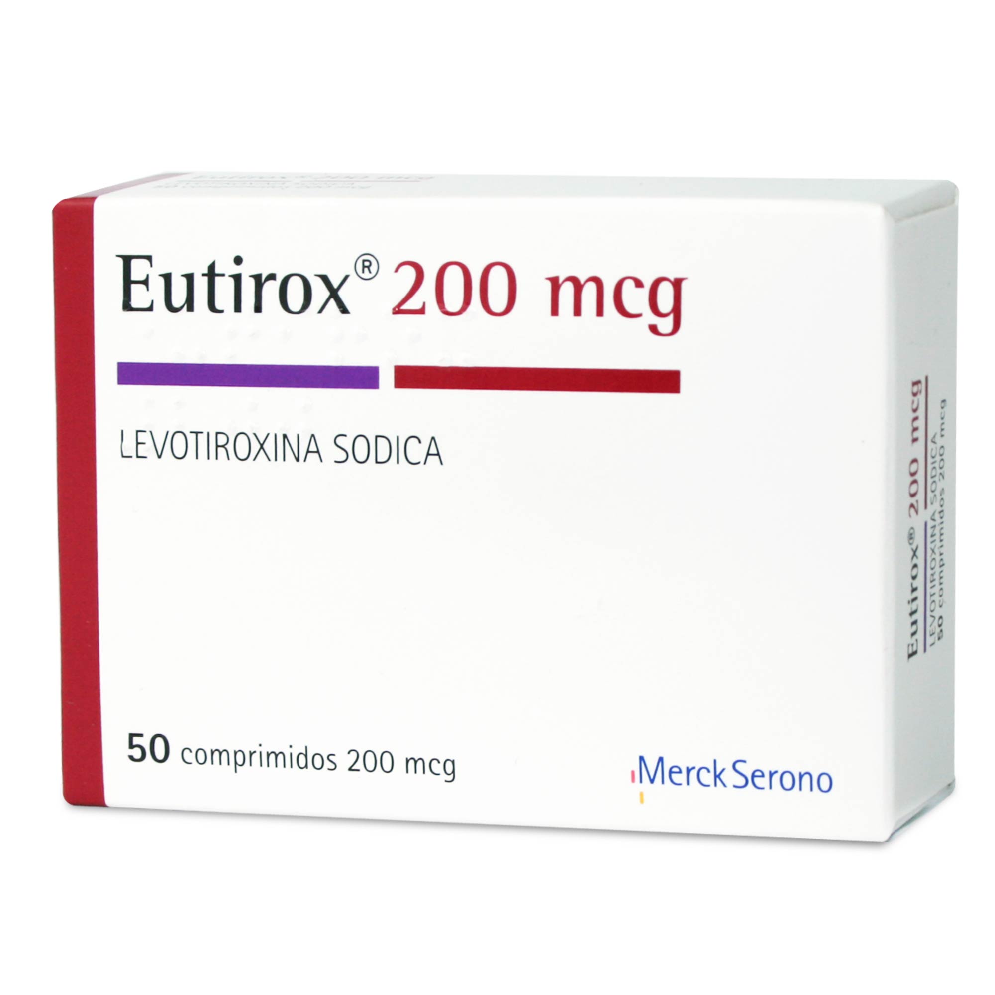 EUTIROX COMPRIMIDOS 200 mcg (LEVOTIROXINA SÓDICA)