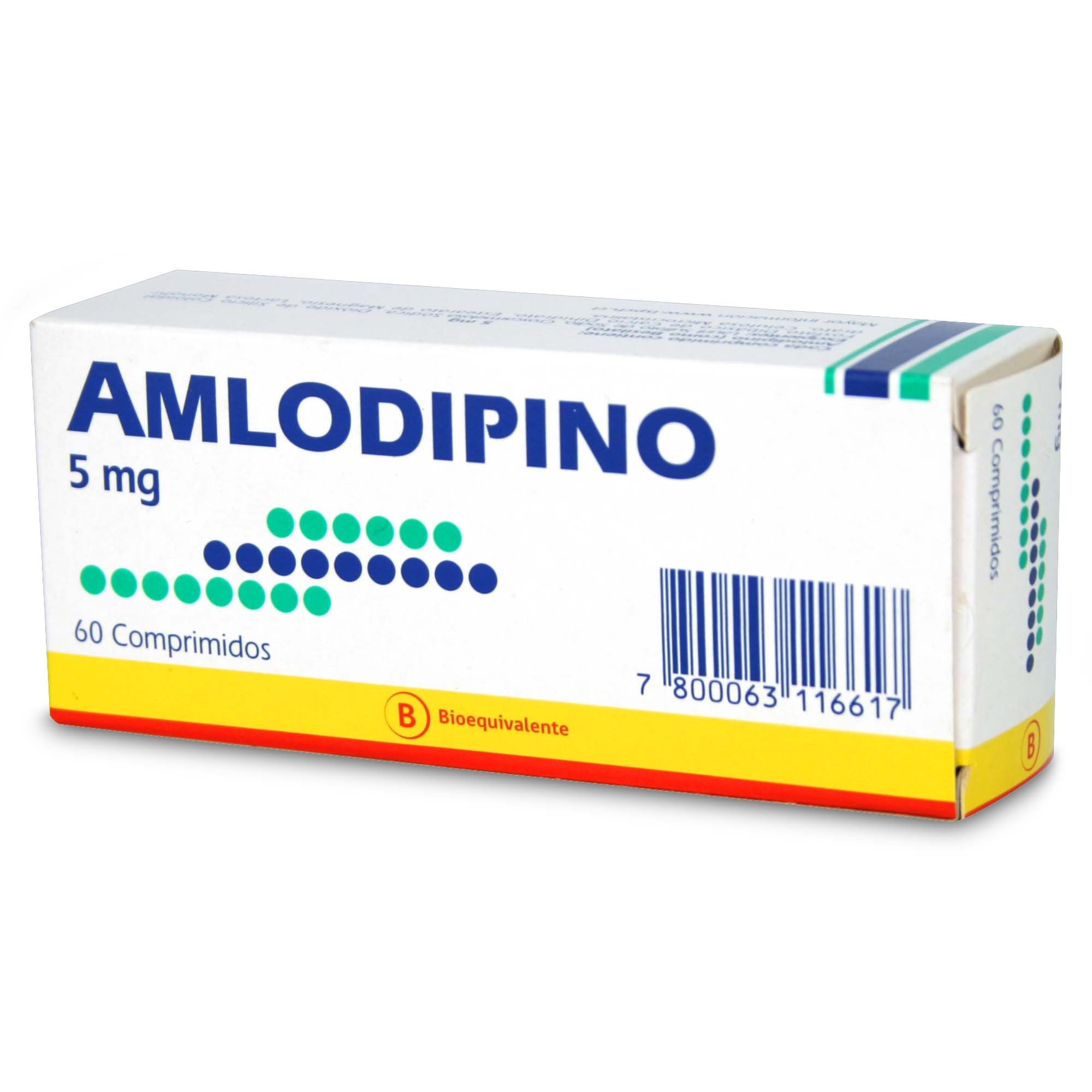 Amlodipino 5 mg 60 Comprimidos