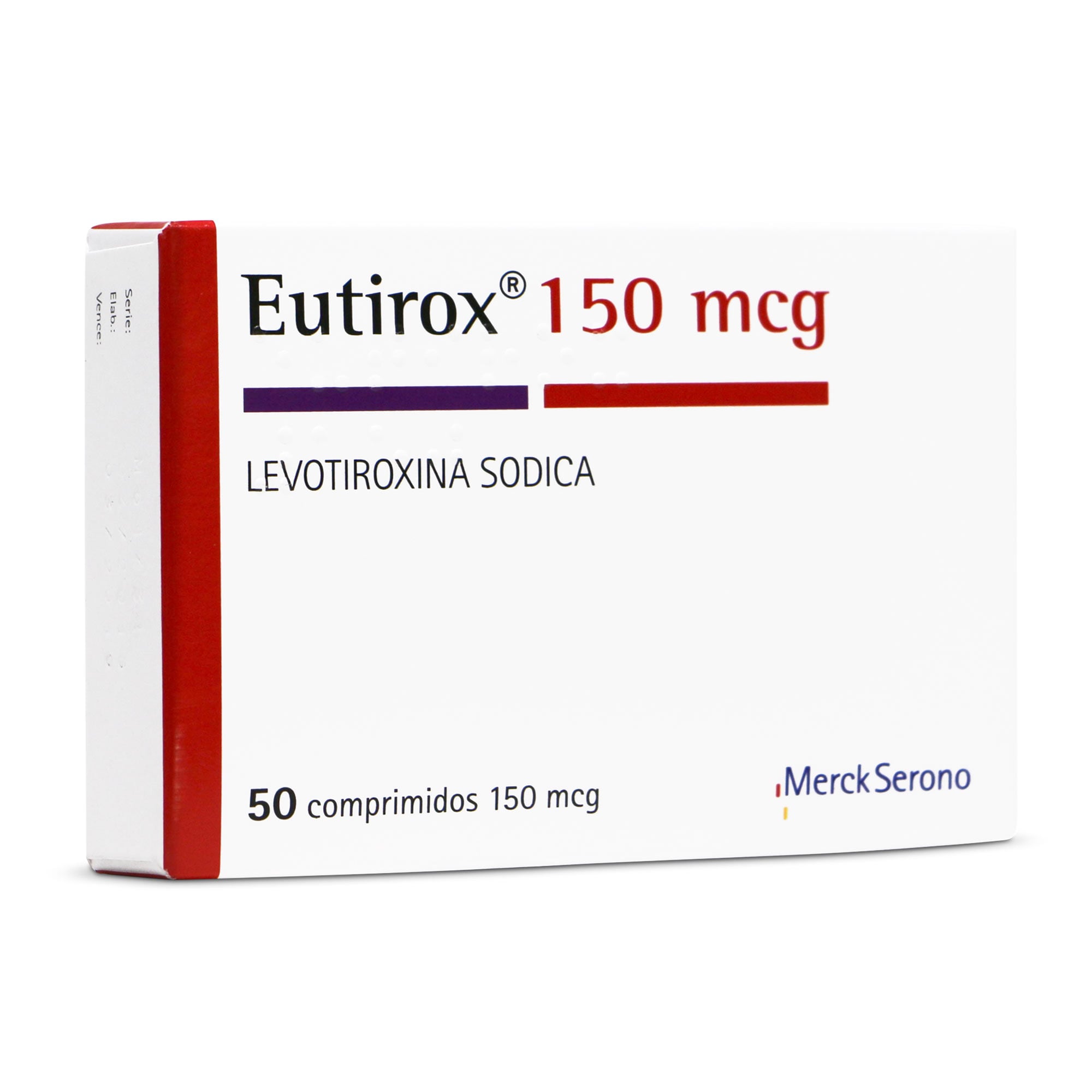 EUTIROX COMPRIMIDOS 150 mcg (LEVOTIROXINA SÓDICA)