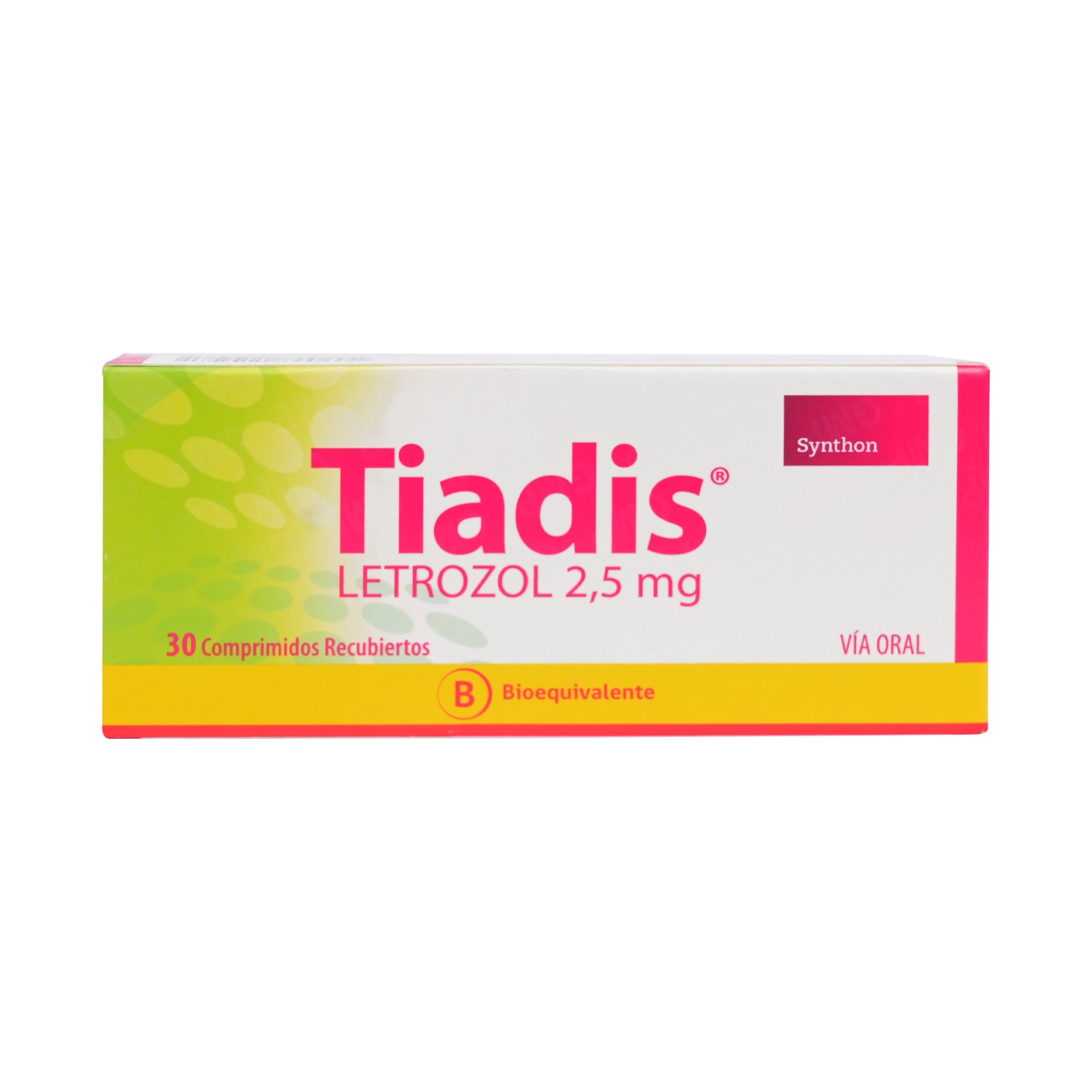 Tiadis Letrozol 2,5 mg 30 Comprimidos Recubiertos