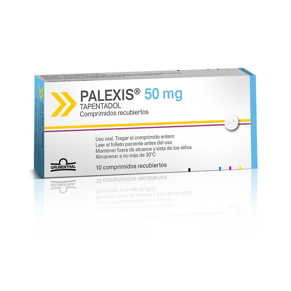Palexis Tapentadol 50 mg 10 Comprimidos