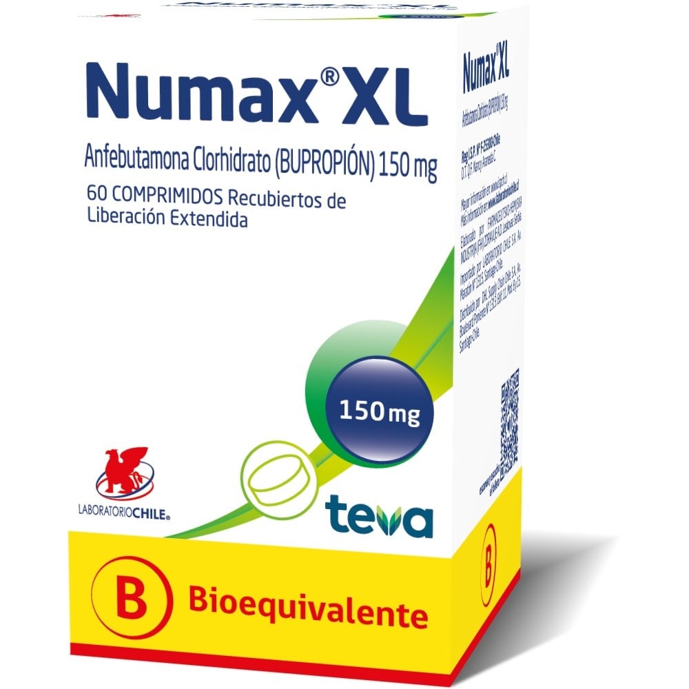 Numax XL 150mg 60 Comprimidos Recubiertos De Liberacion Extendida