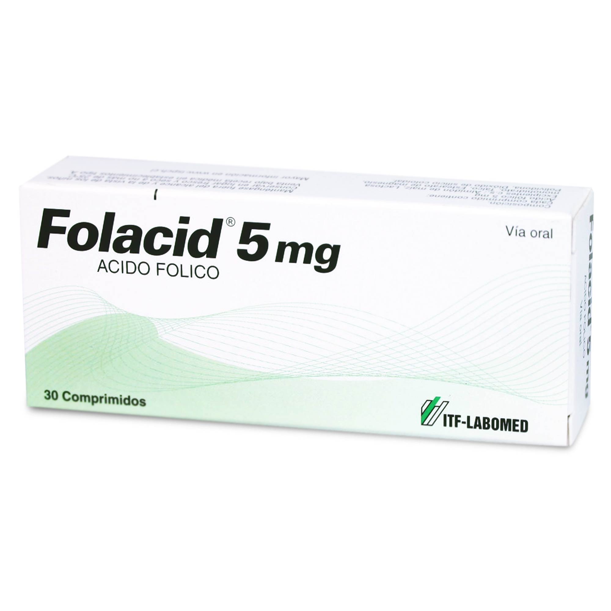 Folacid Acido Folico 5 mg 28 Comprimidos