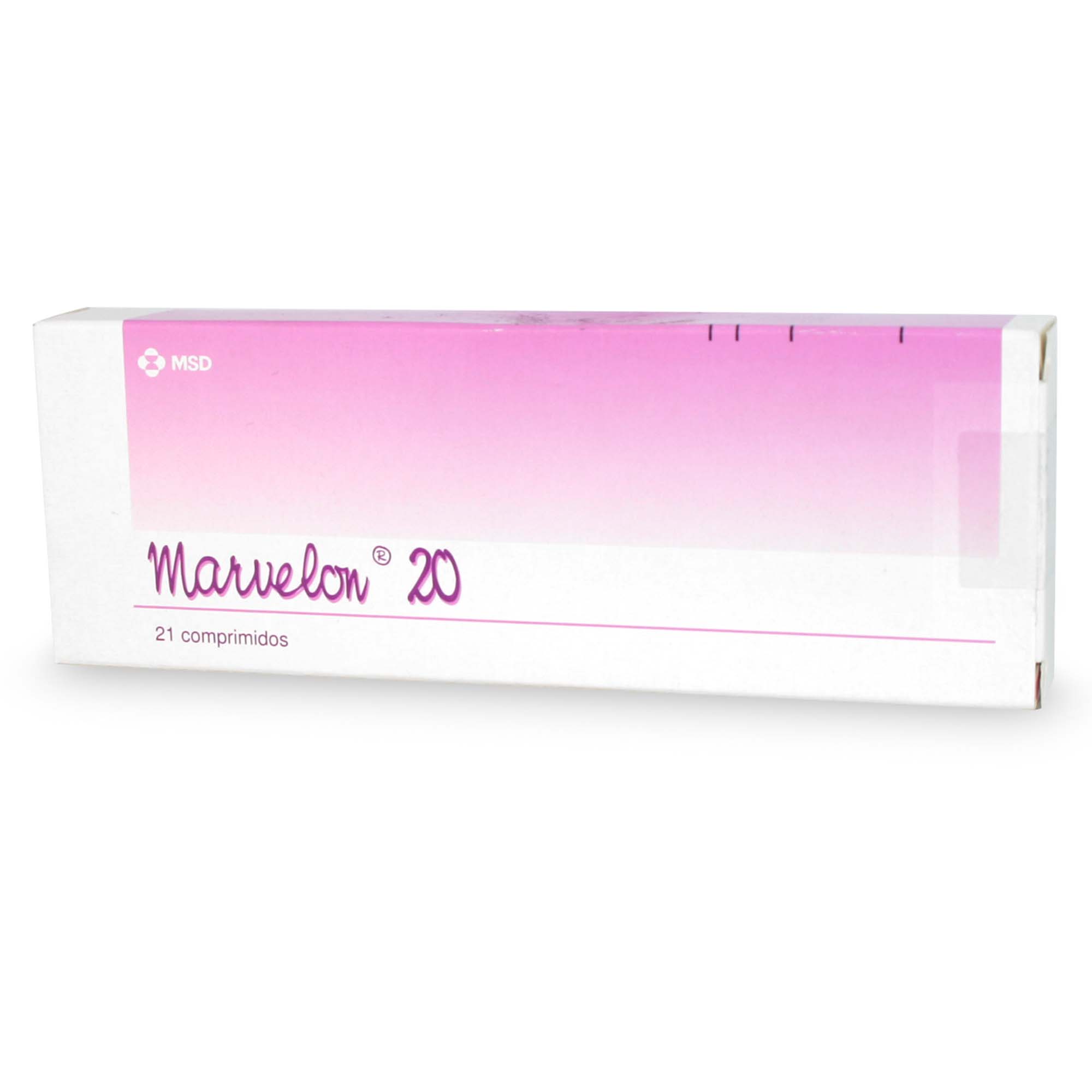 Marvelon-20 Desogestrel 150 mcg Etinilestradiol 20 mcg 21 Comprimidos