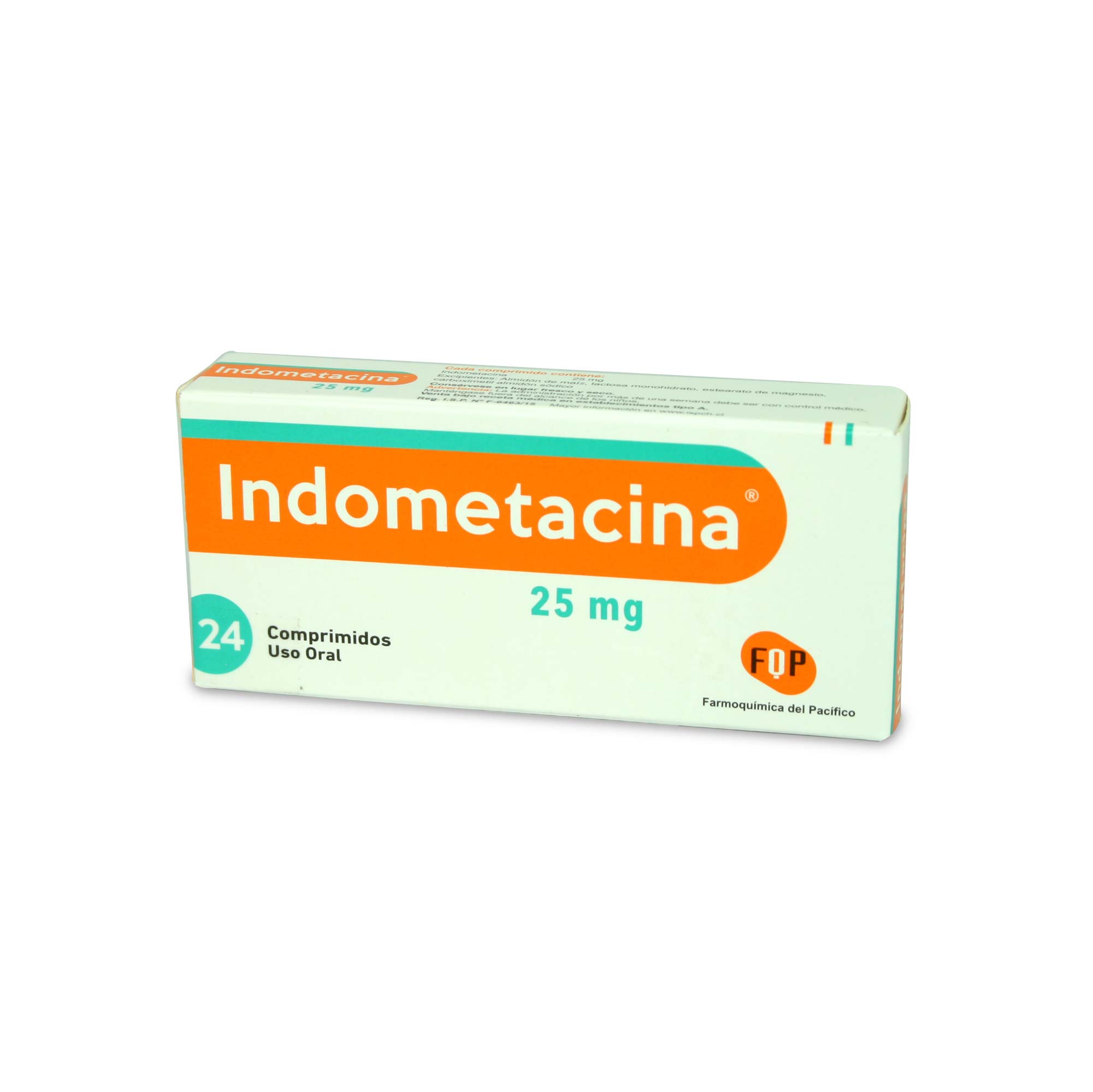 Indometacina 25 mg 24 Grageas