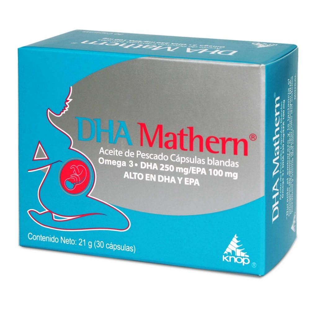 Knop DHA Mathen Epa 250 mg 30 Cápsulas
