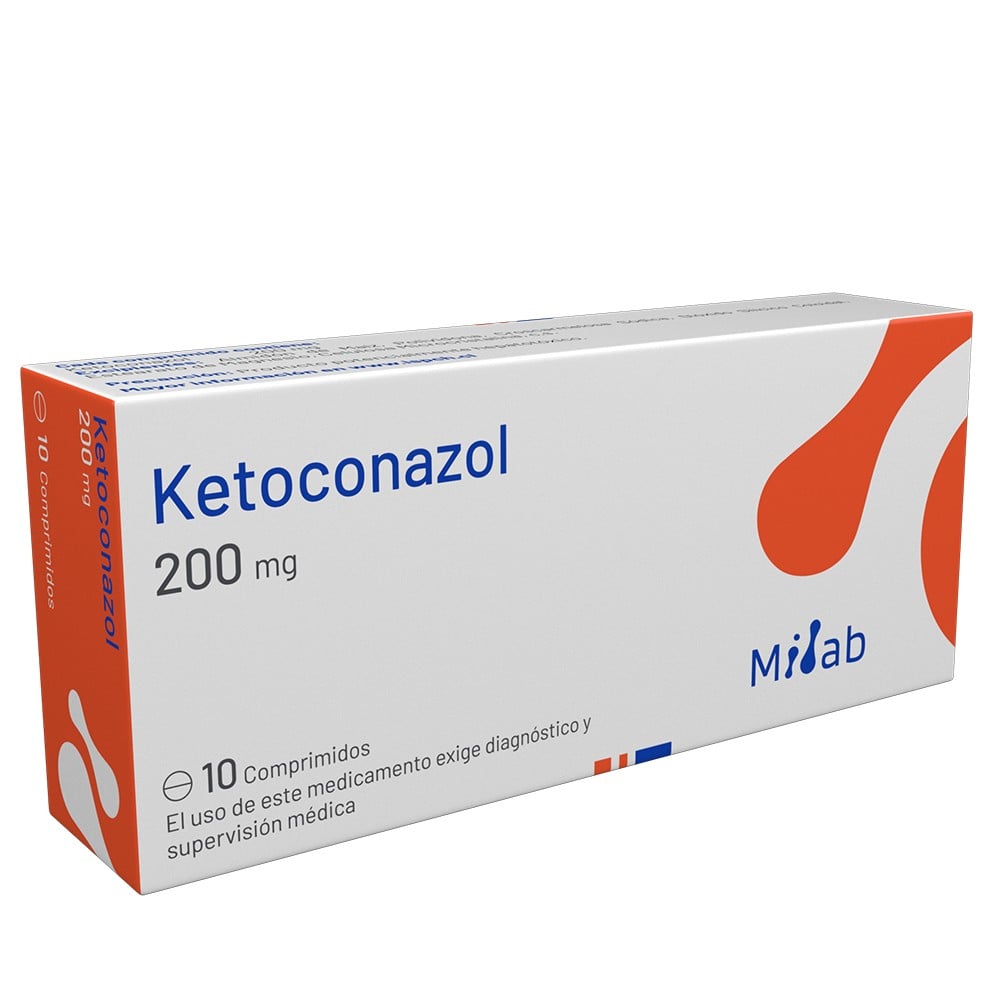 Ketoconazol 200 mg 10 Comprimidos