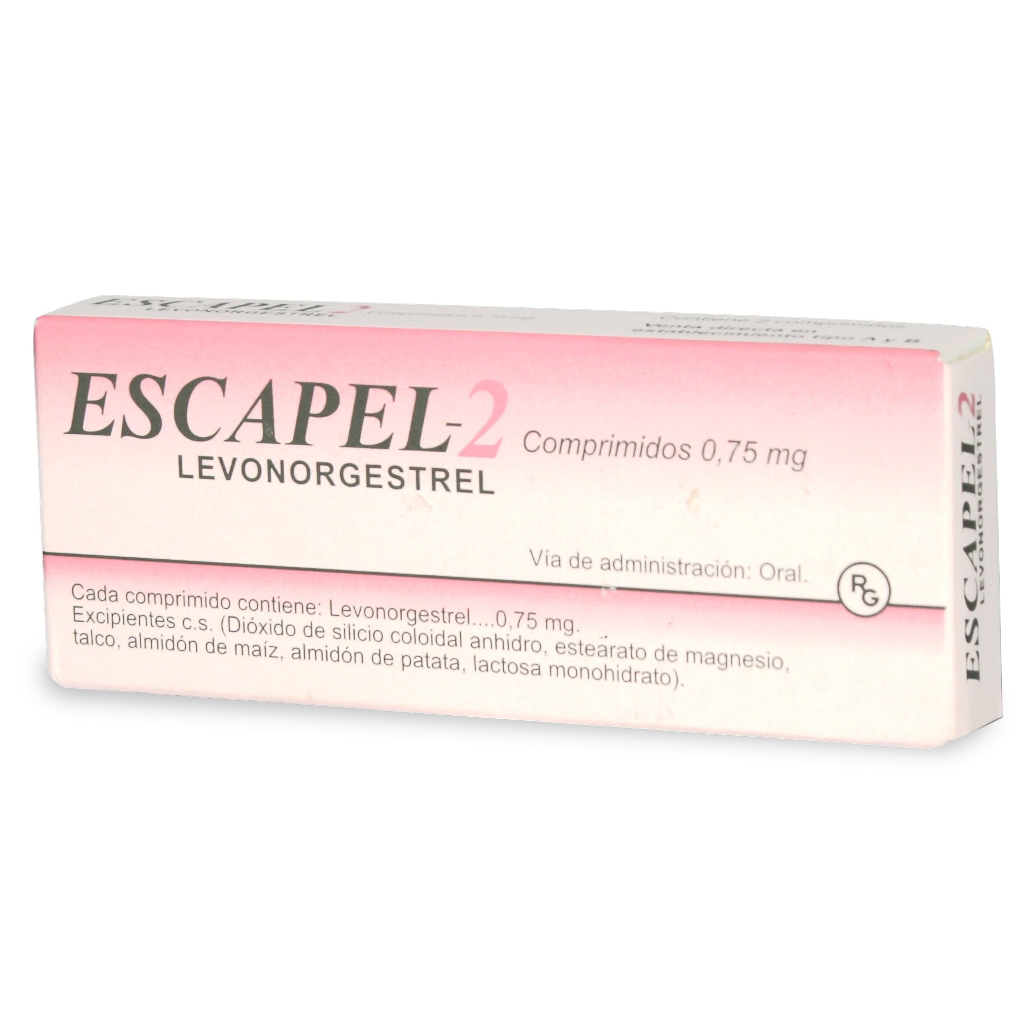 Escapel-2 Levonorgestrel 0,75 mg 2 Comprimidos